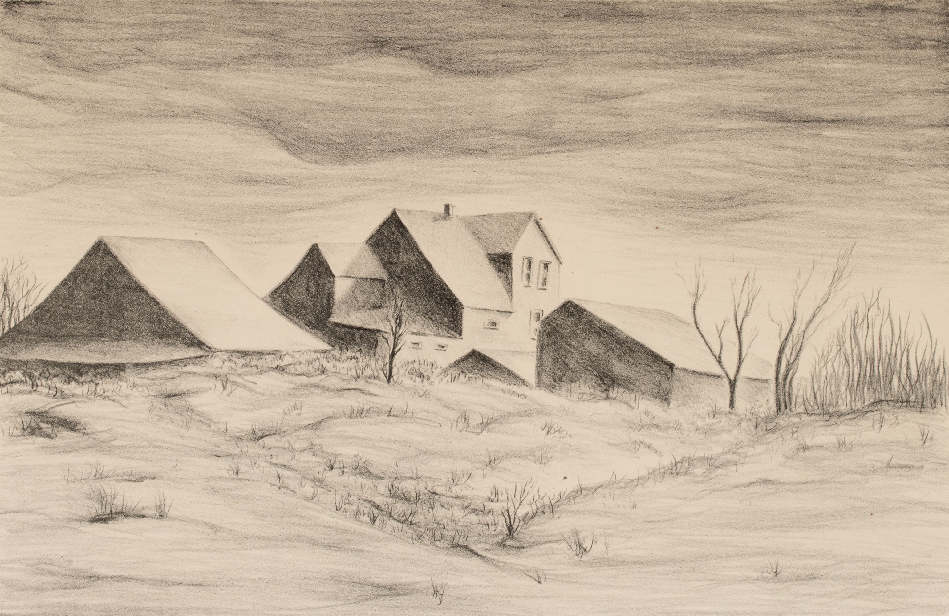 JACK PHARO (1902-1991) PENCIL SIGNED LITHOGRAPH