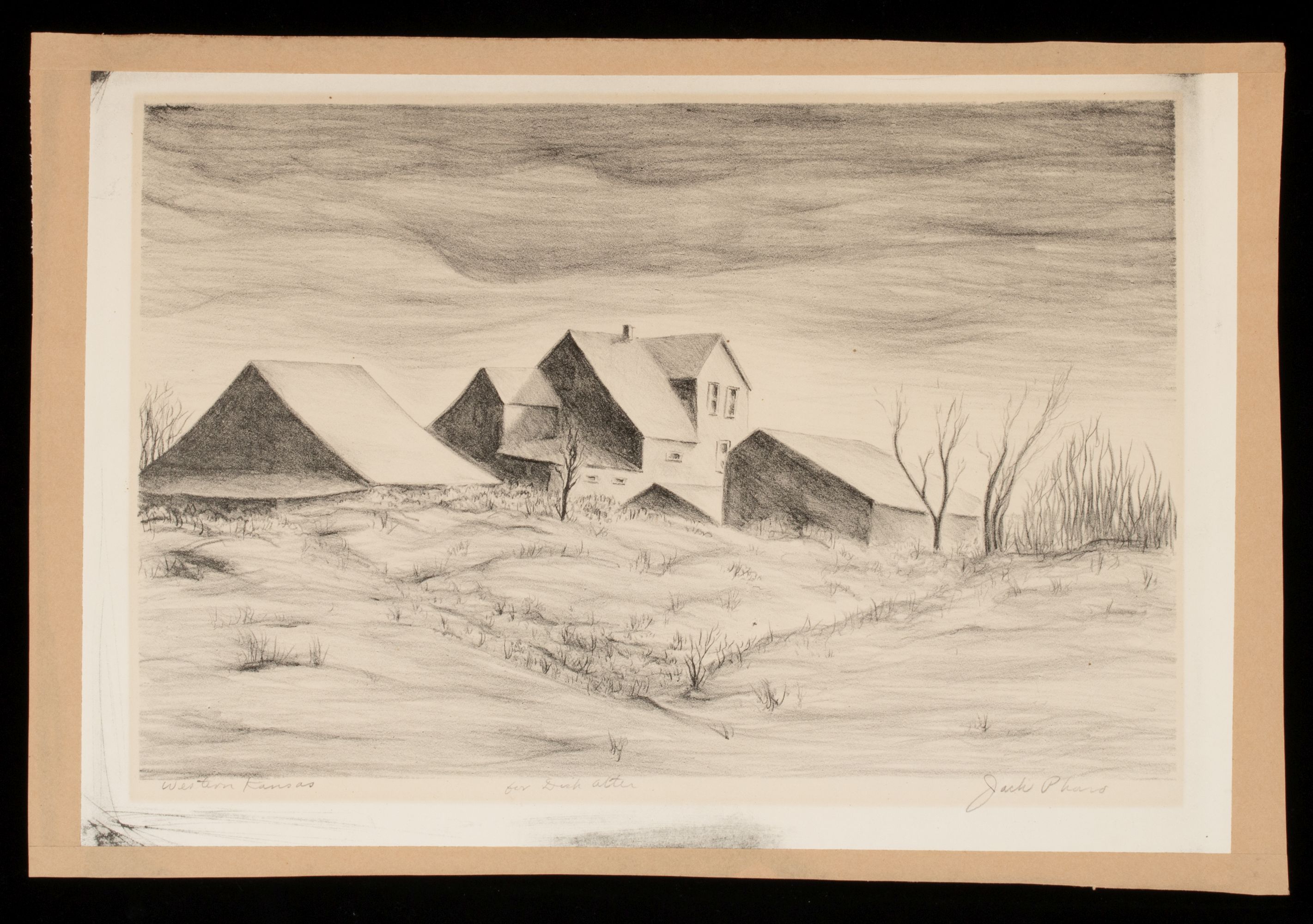 JACK PHARO (1902-1991) PENCIL SIGNED LITHOGRAPH