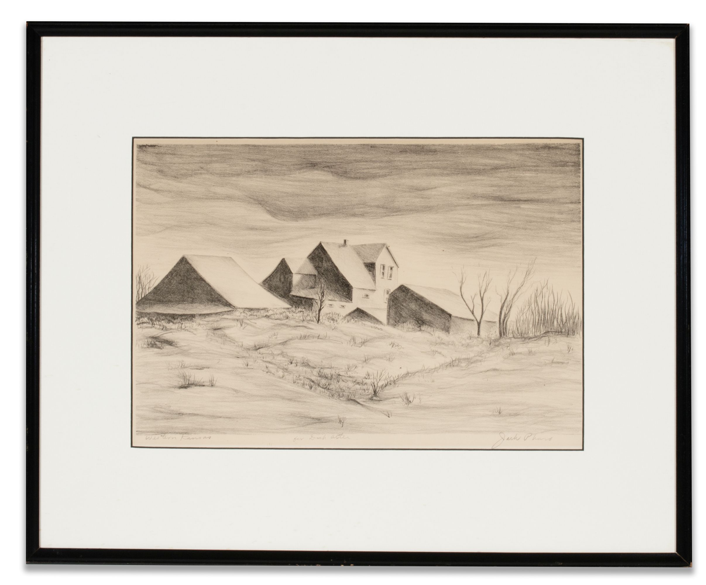 JACK PHARO (1902-1991) PENCIL SIGNED LITHOGRAPH