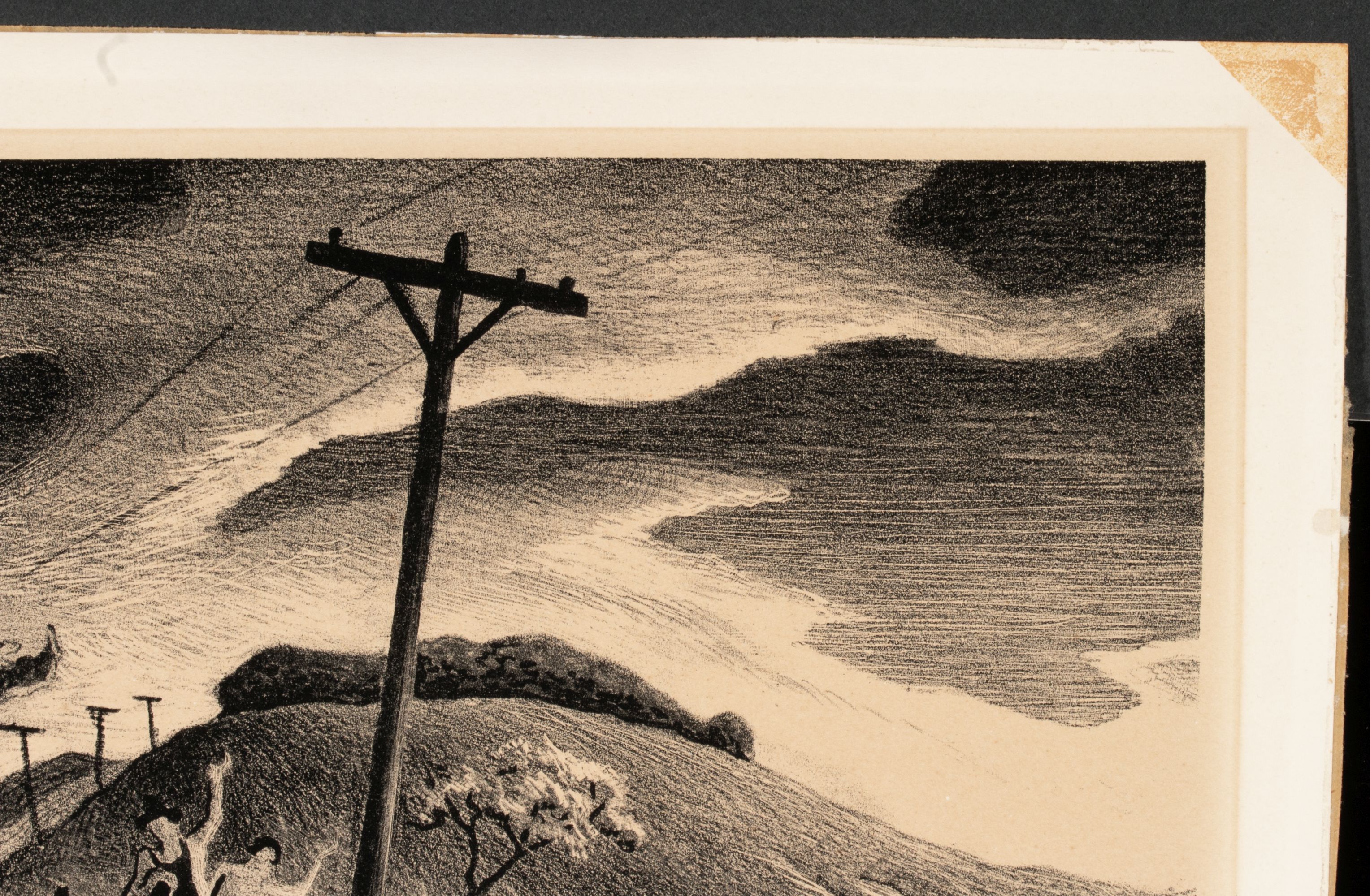 THOMAS HART BENTON (1889-1975) PENCIL SIGNED LITHOGRAPH