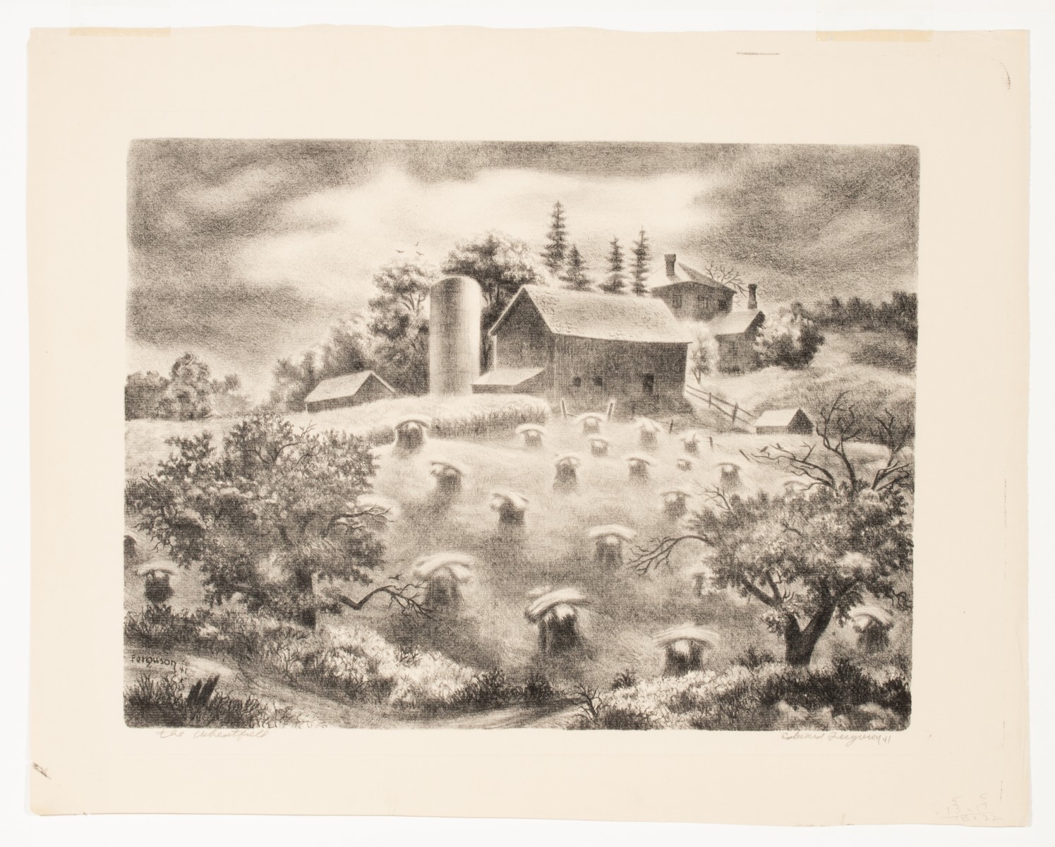 EDWARD ROBERT FERGUSON (1914-2001) LITHOGRAPH