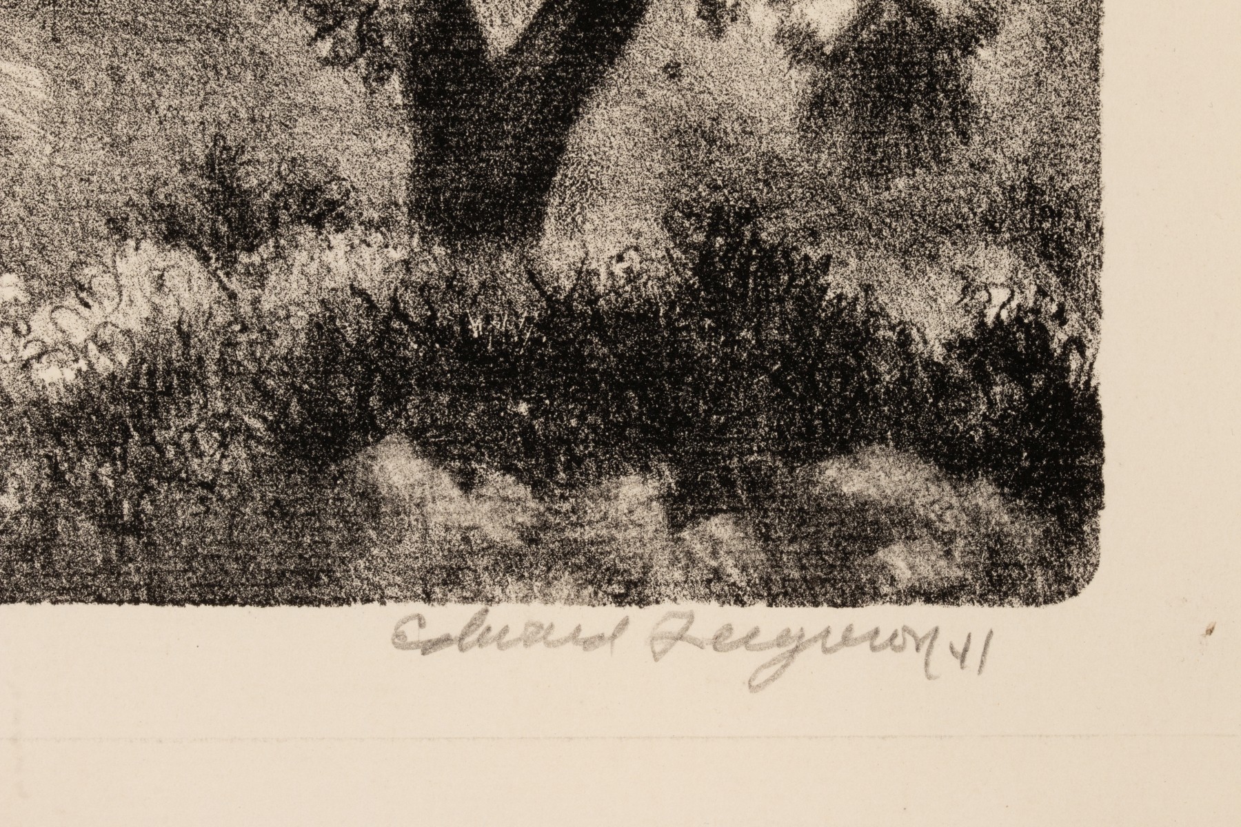 EDWARD ROBERT FERGUSON (1914-2001) LITHOGRAPH