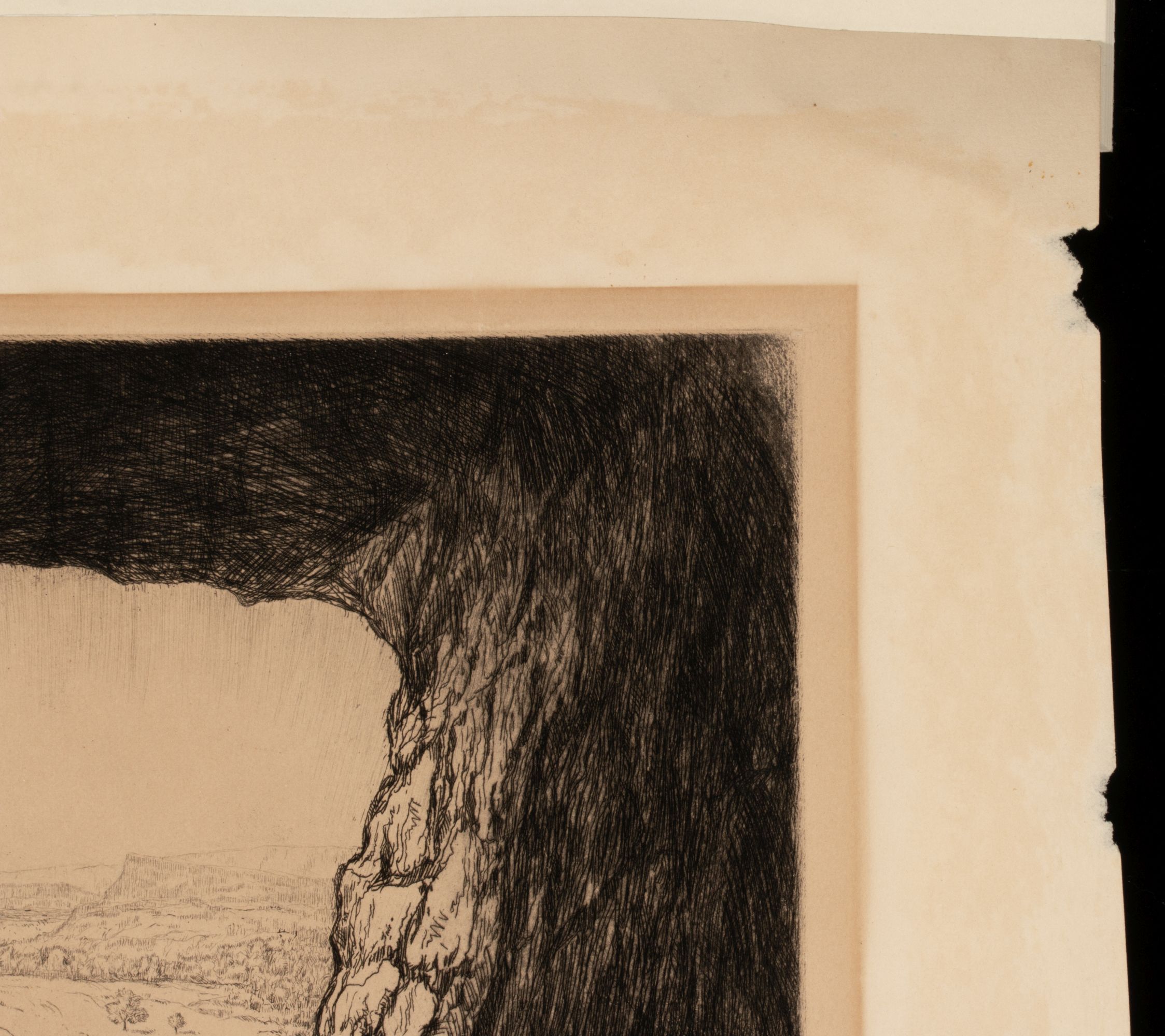 ALBERT GROLL (1866-1952) PENCIL SIGNED ETCHING