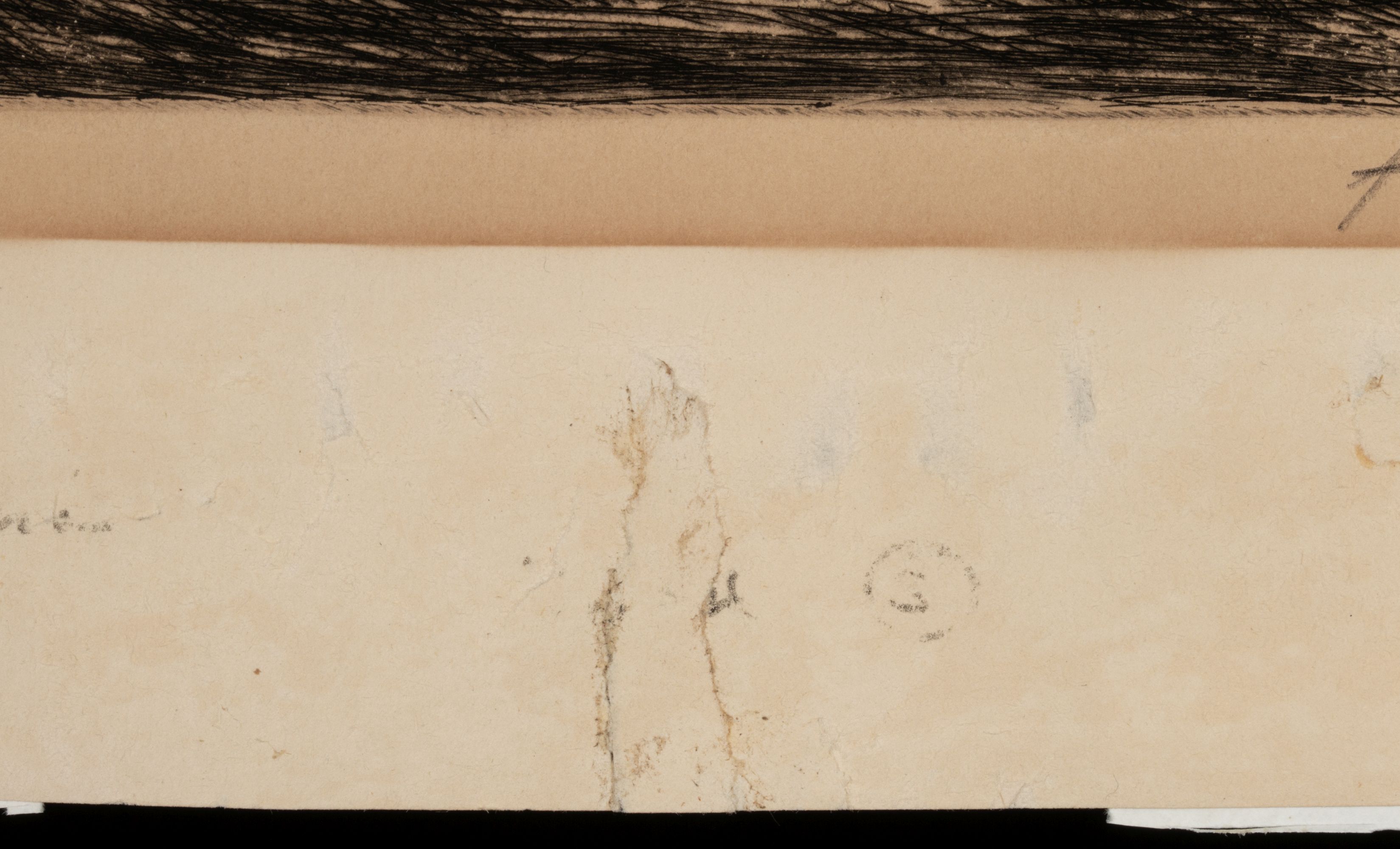 ALBERT GROLL (1866-1952) PENCIL SIGNED ETCHING