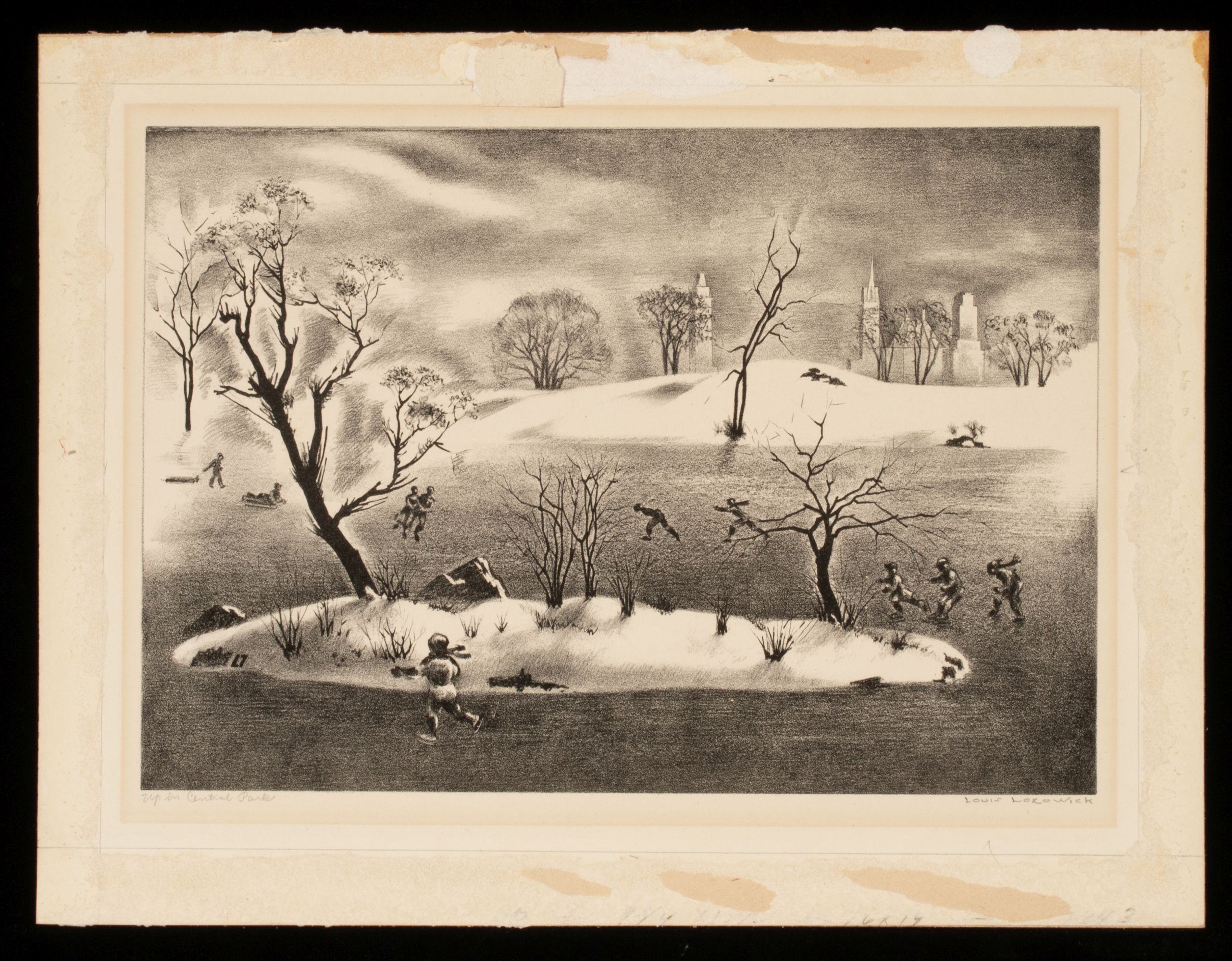 LOUIS LOZOWICK (1892-1973) PENCIL SIGNED LITHOGRAPH