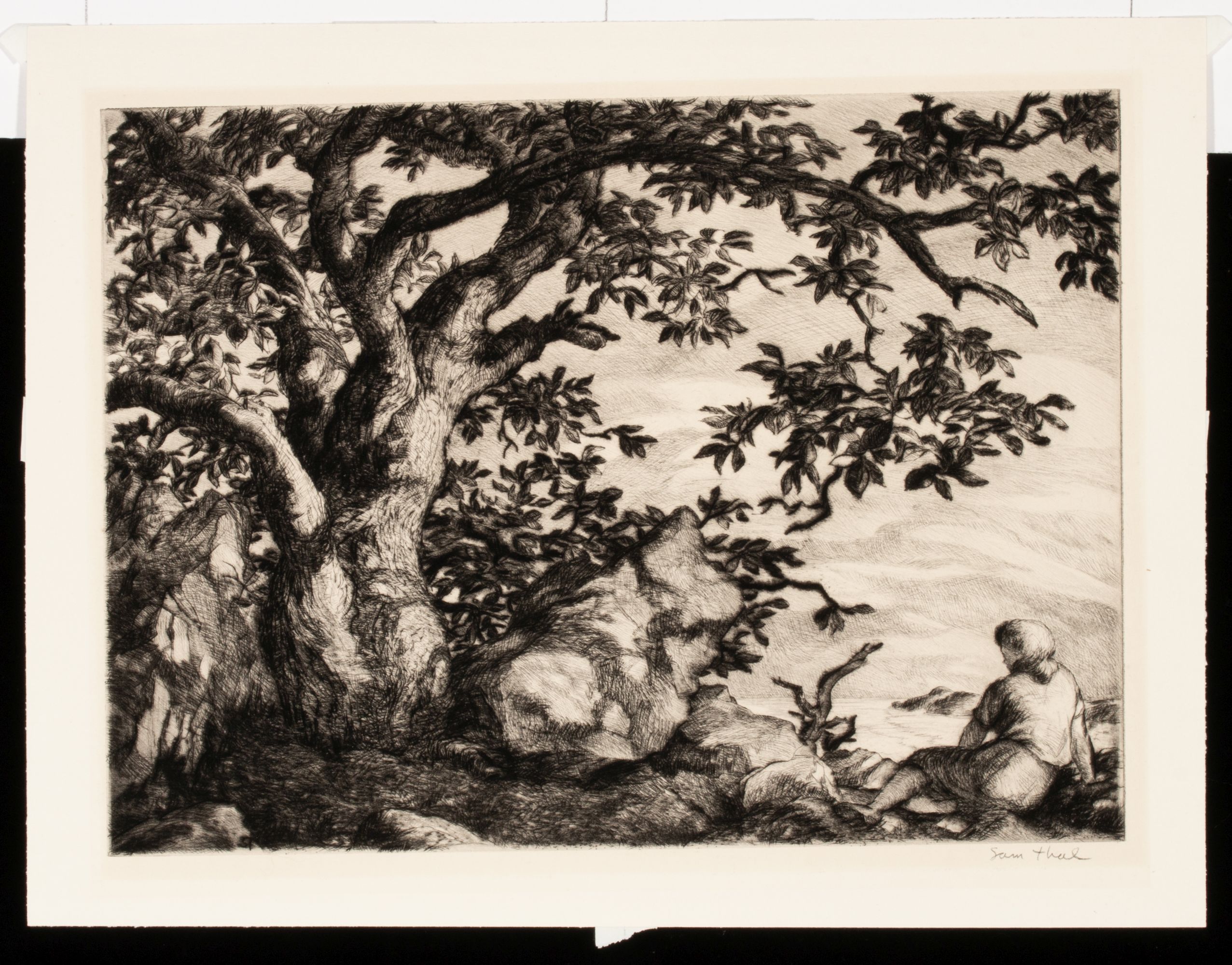 SAMUEL THAL (1903-1964) PENCIL SIGNED AAA LITHOGRAPH