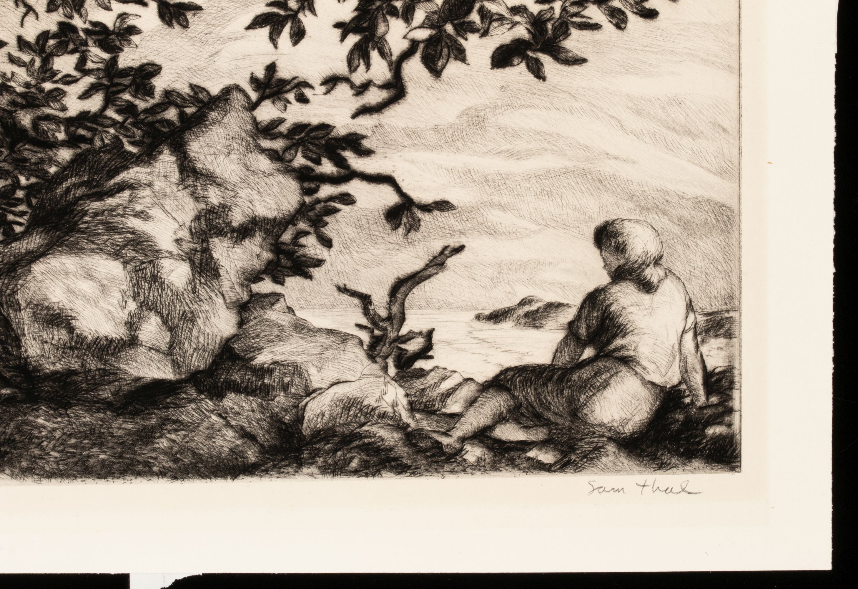 SAMUEL THAL (1903-1964) PENCIL SIGNED AAA LITHOGRAPH