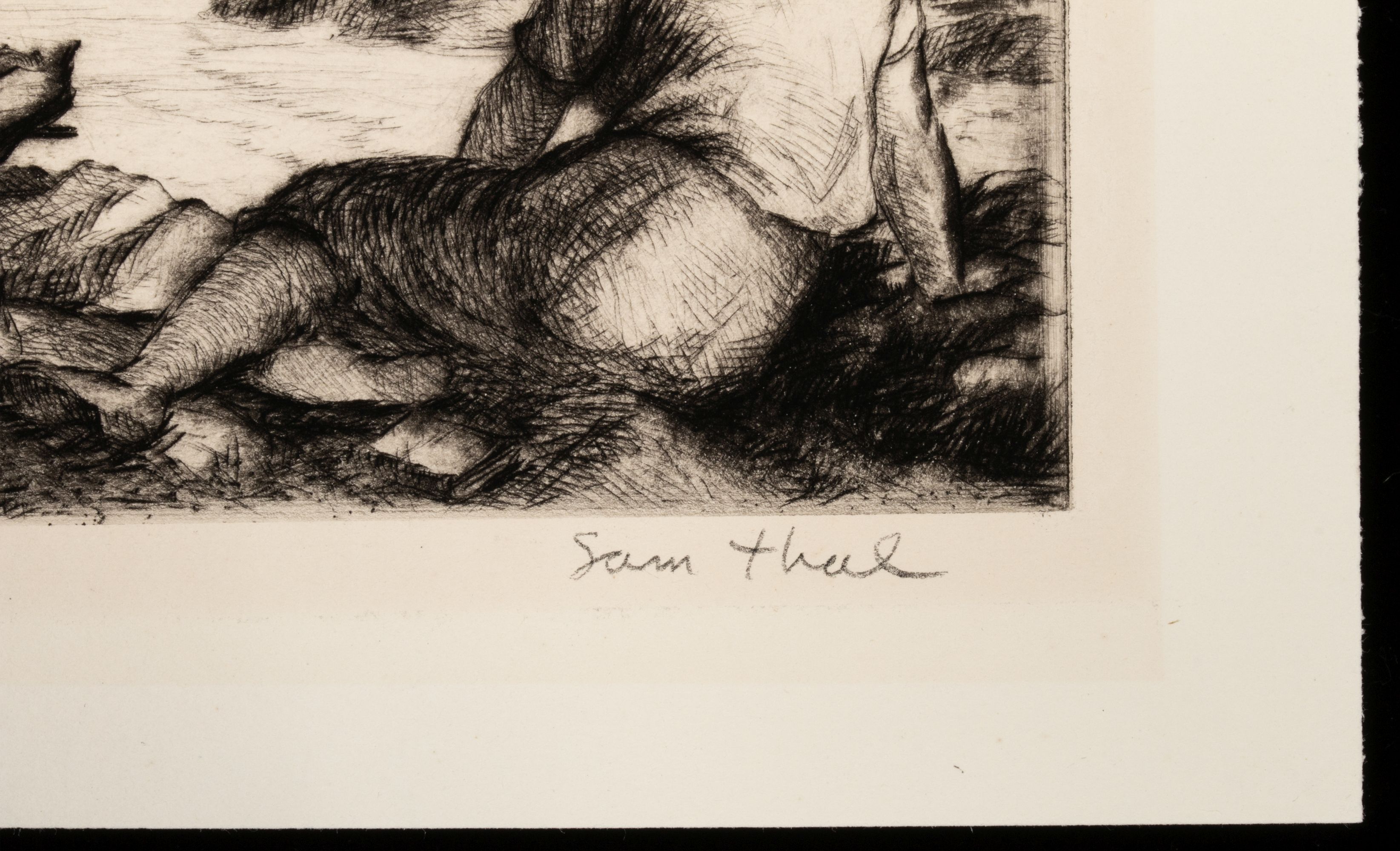 SAMUEL THAL (1903-1964) PENCIL SIGNED AAA LITHOGRAPH