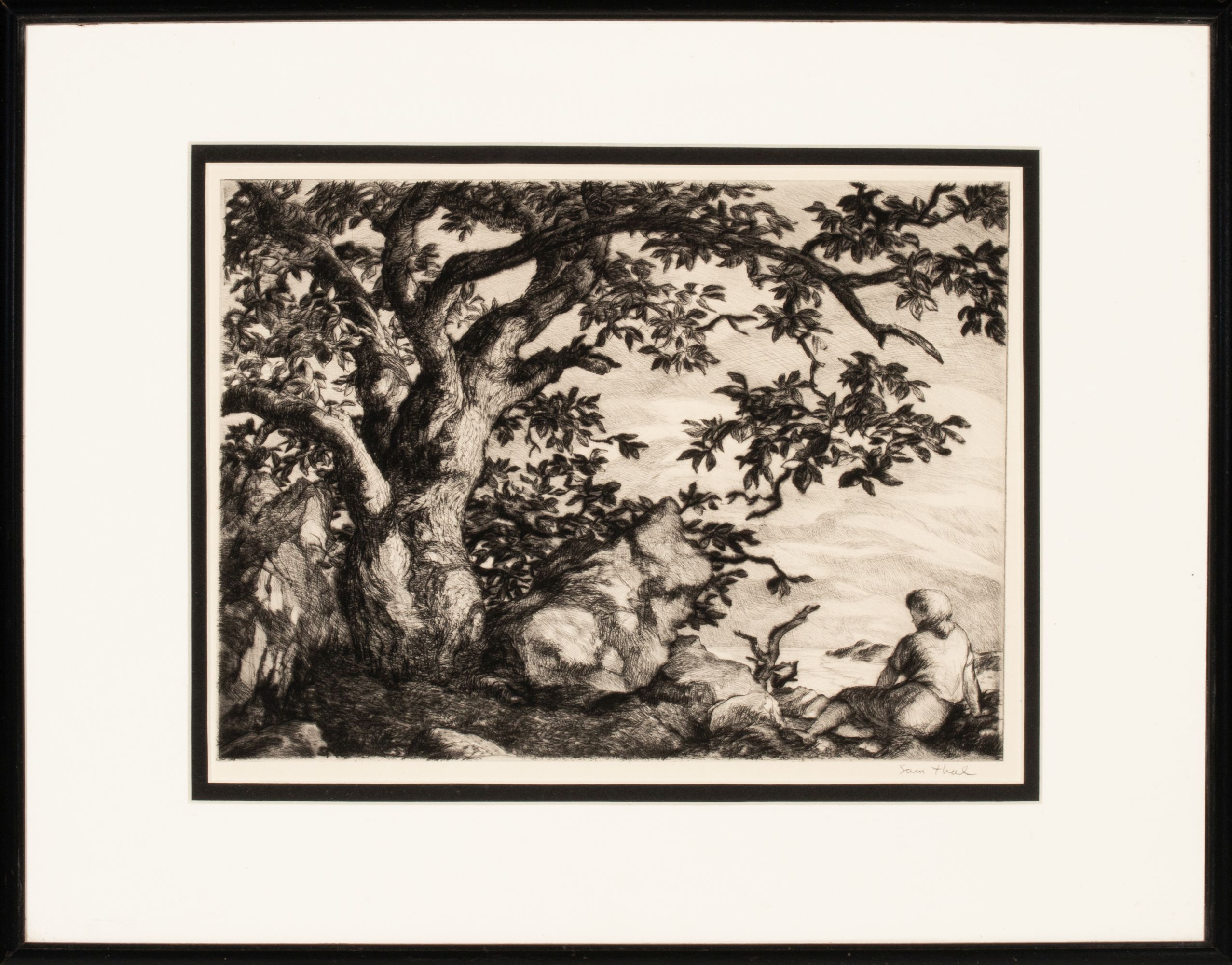 SAMUEL THAL (1903-1964) PENCIL SIGNED AAA LITHOGRAPH