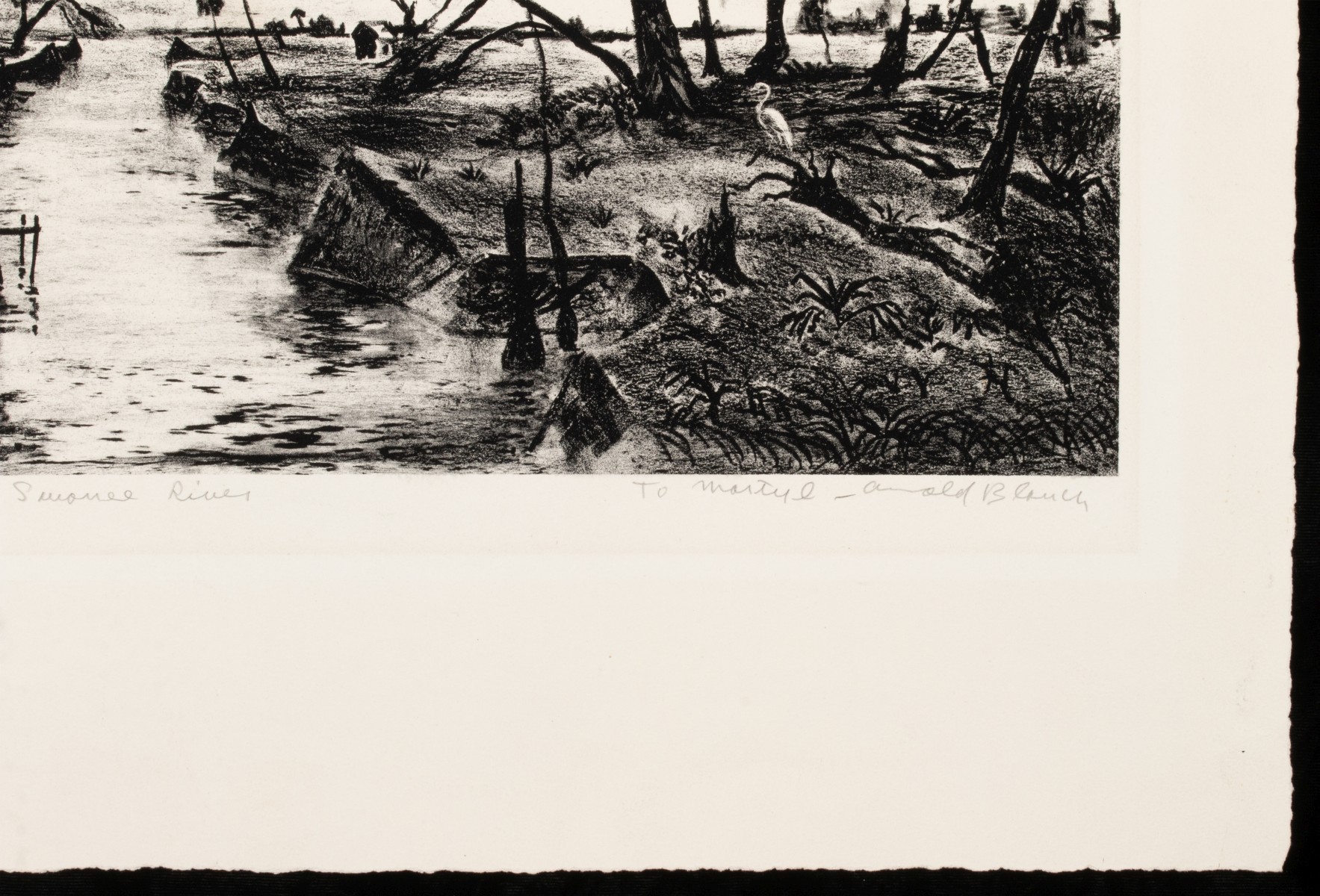 ARNOLD BLANCH (1896-1968) PENCIL SIGNED LITHOGRAPH