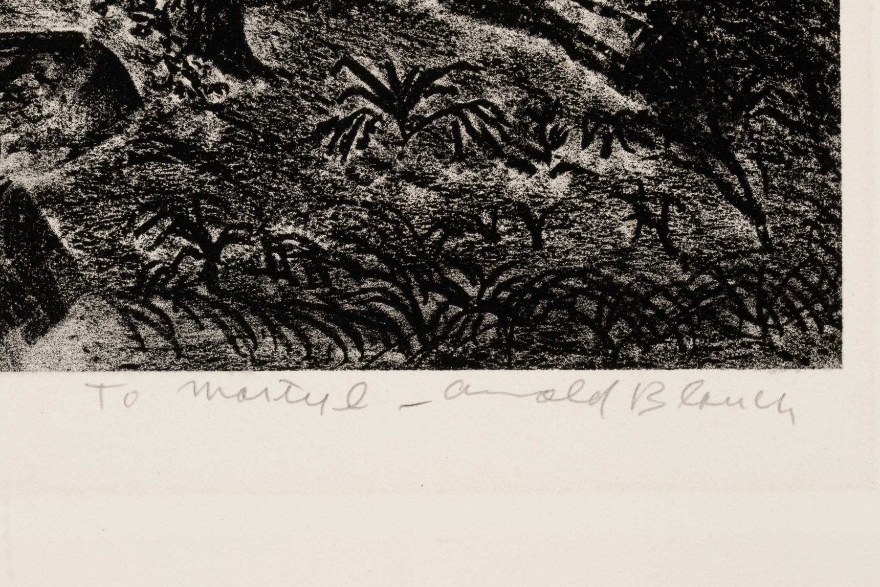 ARNOLD BLANCH (1896-1968) PENCIL SIGNED LITHOGRAPH