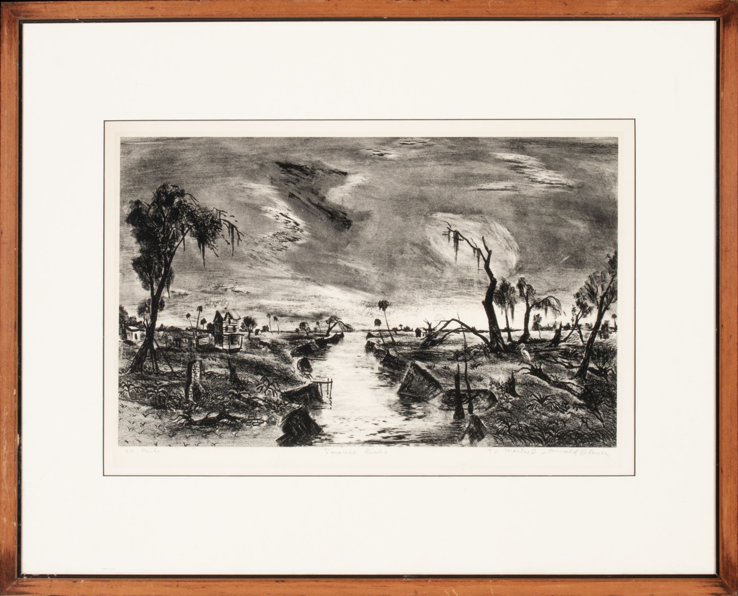 ARNOLD BLANCH (1896-1968) PENCIL SIGNED LITHOGRAPH