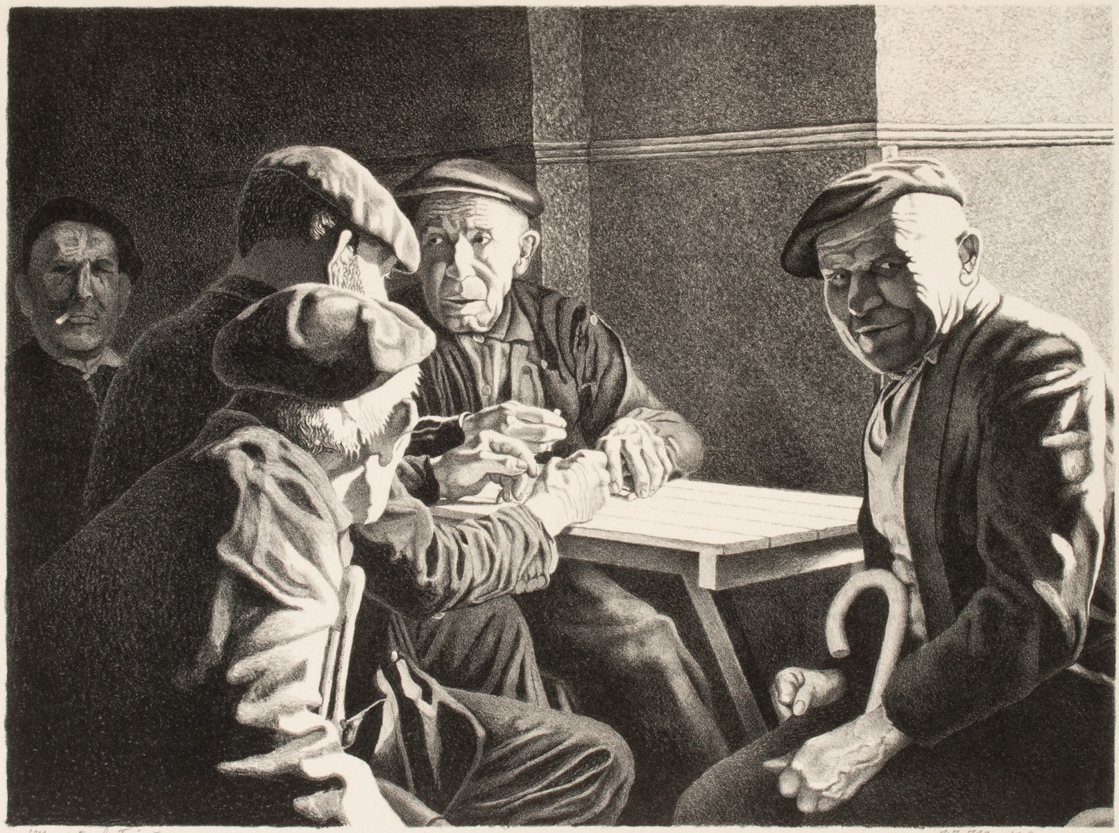 WILLIAM McKIM (1916-1995) PENCIL SIGNED LITHOGRAPH