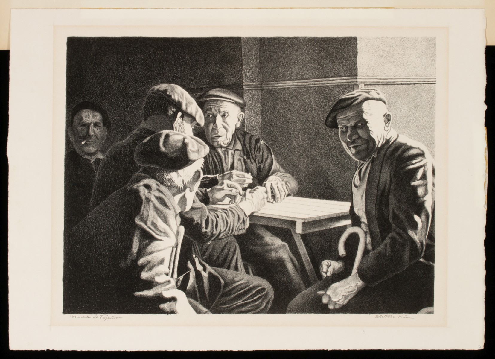 WILLIAM McKIM (1916-1995) PENCIL SIGNED LITHOGRAPH