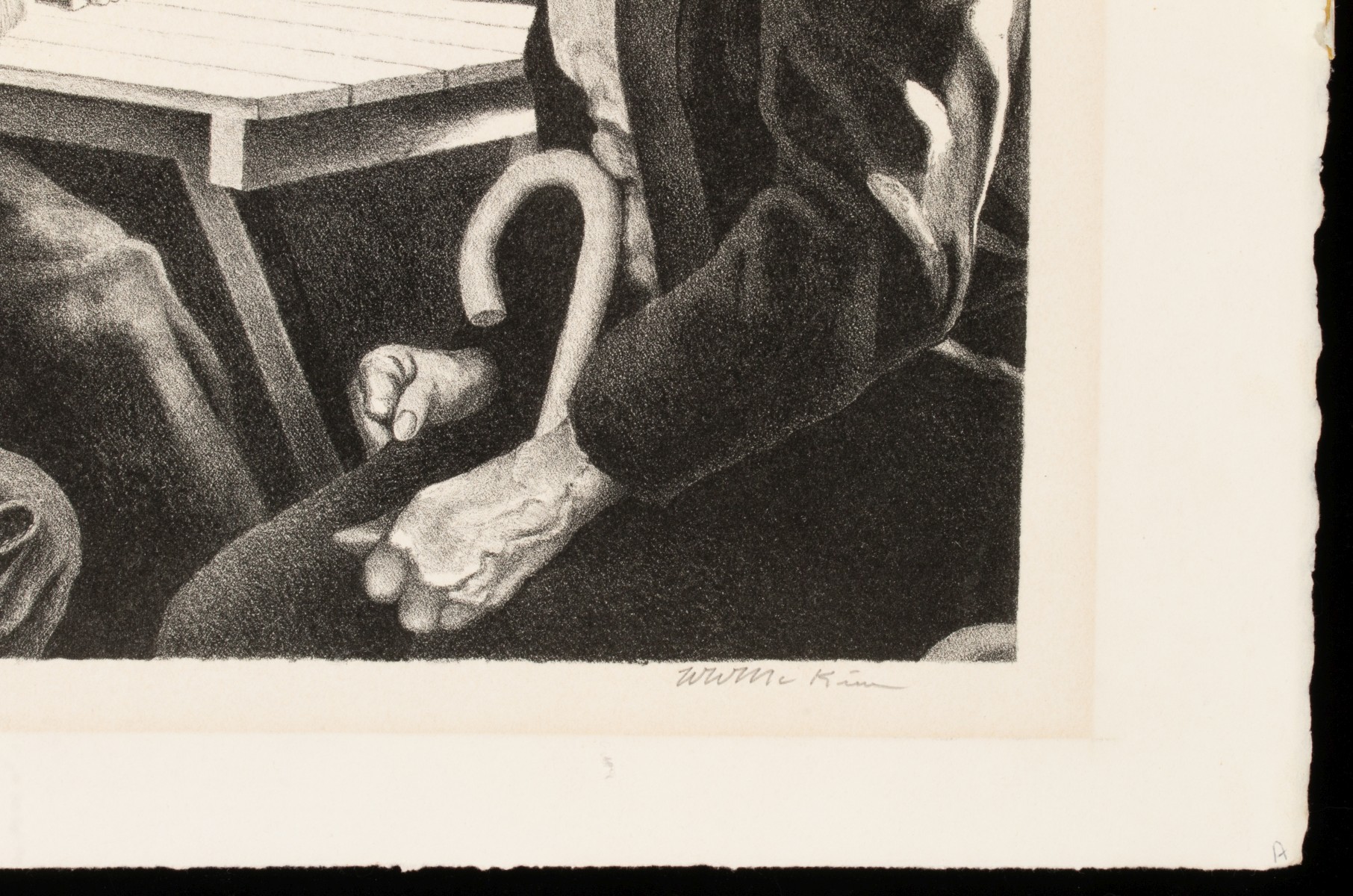 WILLIAM McKIM (1916-1995) PENCIL SIGNED LITHOGRAPH