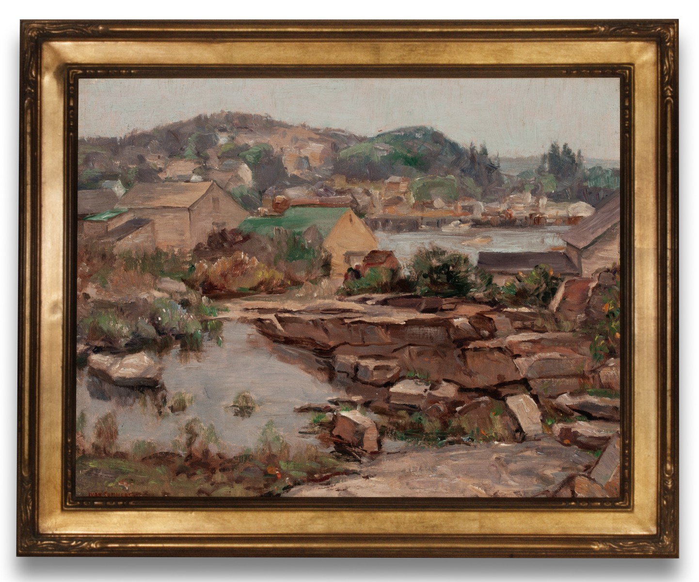 IVAN SUMMERS (1889-1964) OIL ON ARTIST'S BOARD, MAINE
