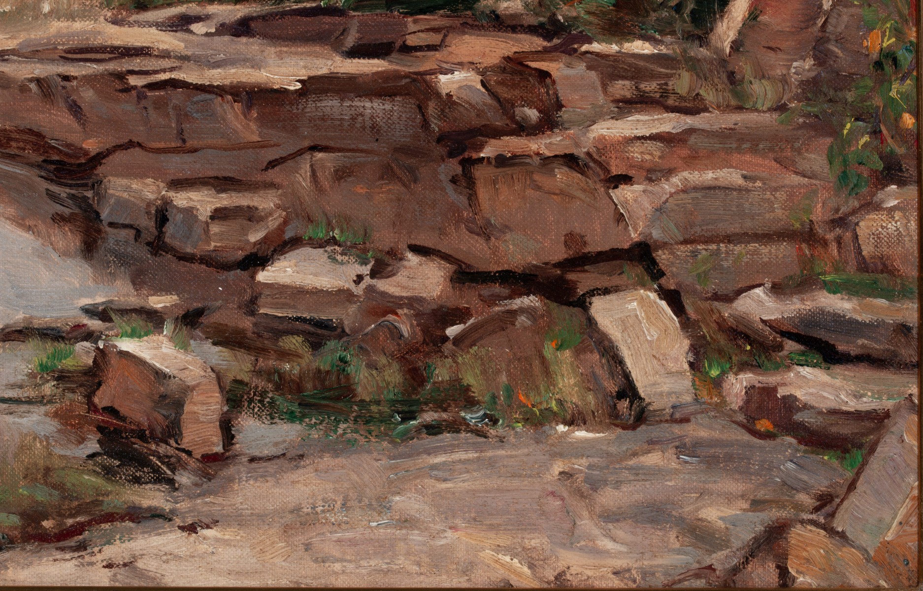 IVAN SUMMERS (1889-1964) OIL ON ARTIST'S BOARD, MAINE