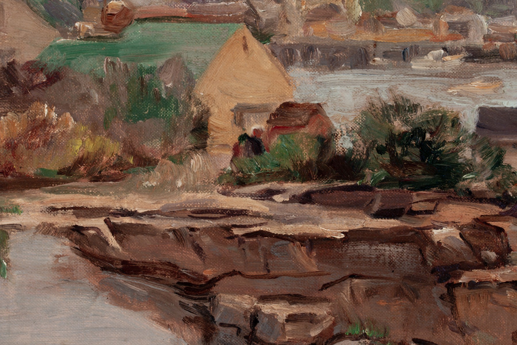IVAN SUMMERS (1889-1964) OIL ON ARTIST'S BOARD, MAINE