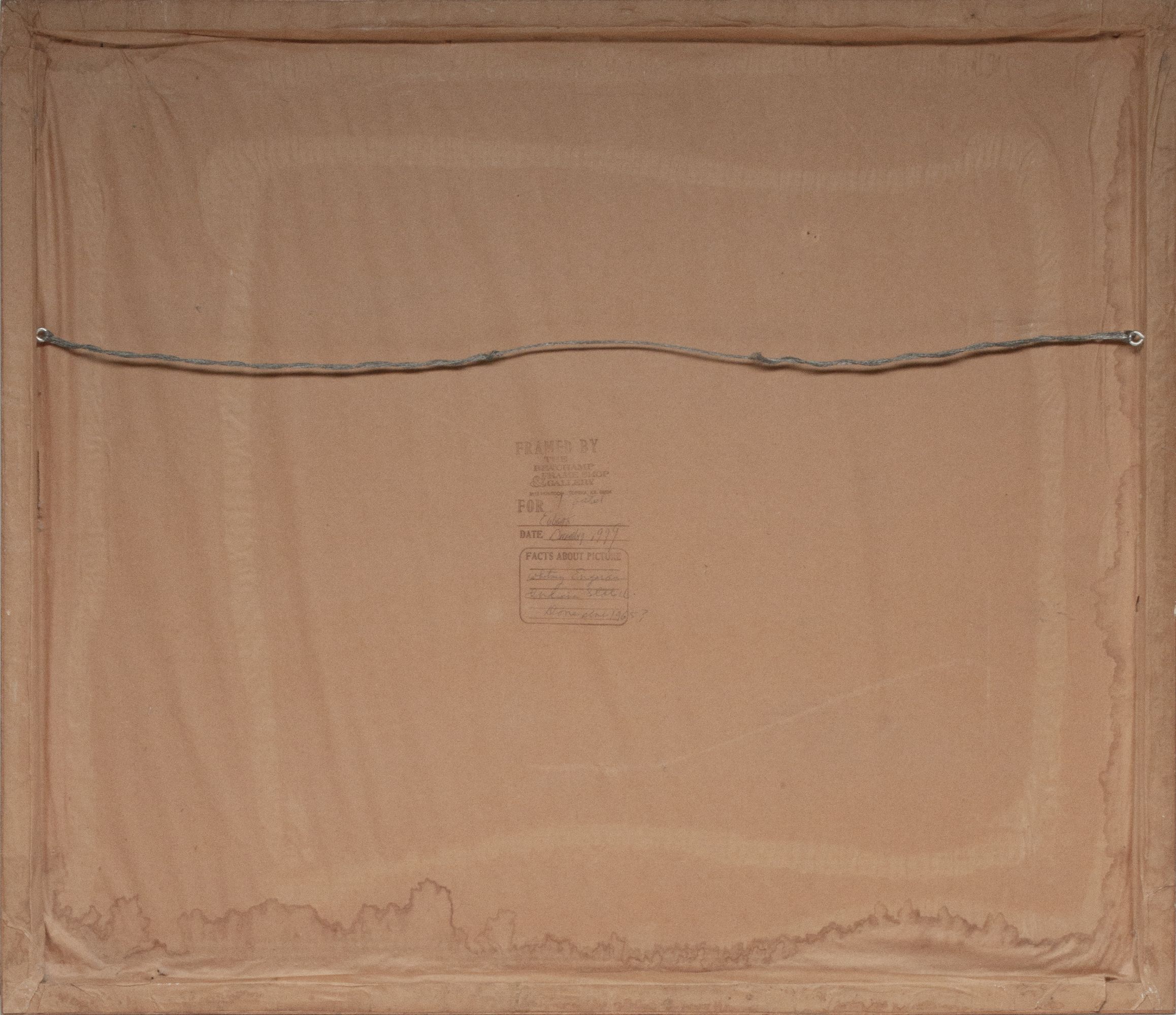 WHITNEY ENGERAN (20TH C) PASTEL ON PAPER ABSTRACTION