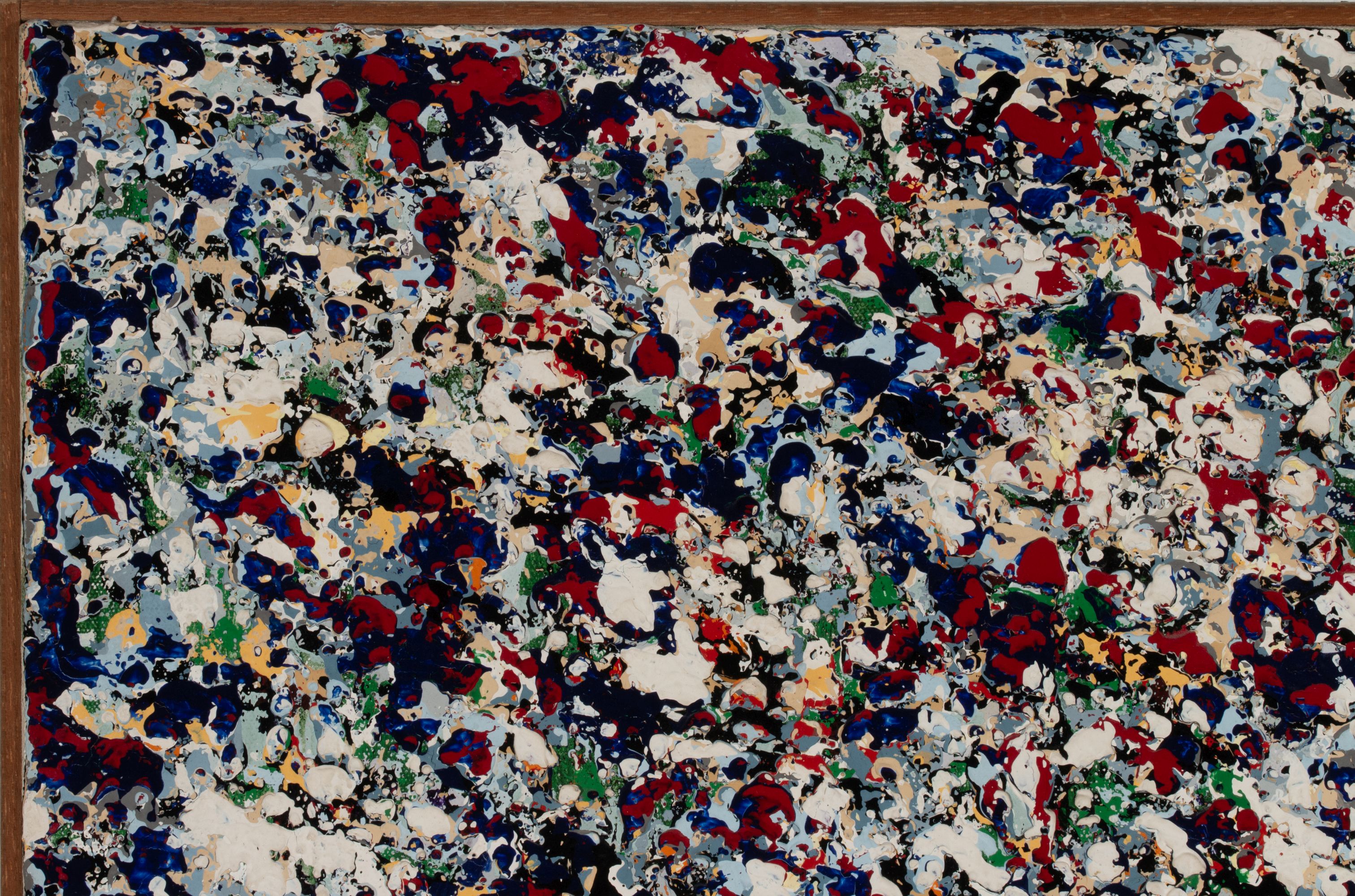 SUZANNE PIPKIN (B. 1938) LAYERED ACRYLIC ON CANVAS