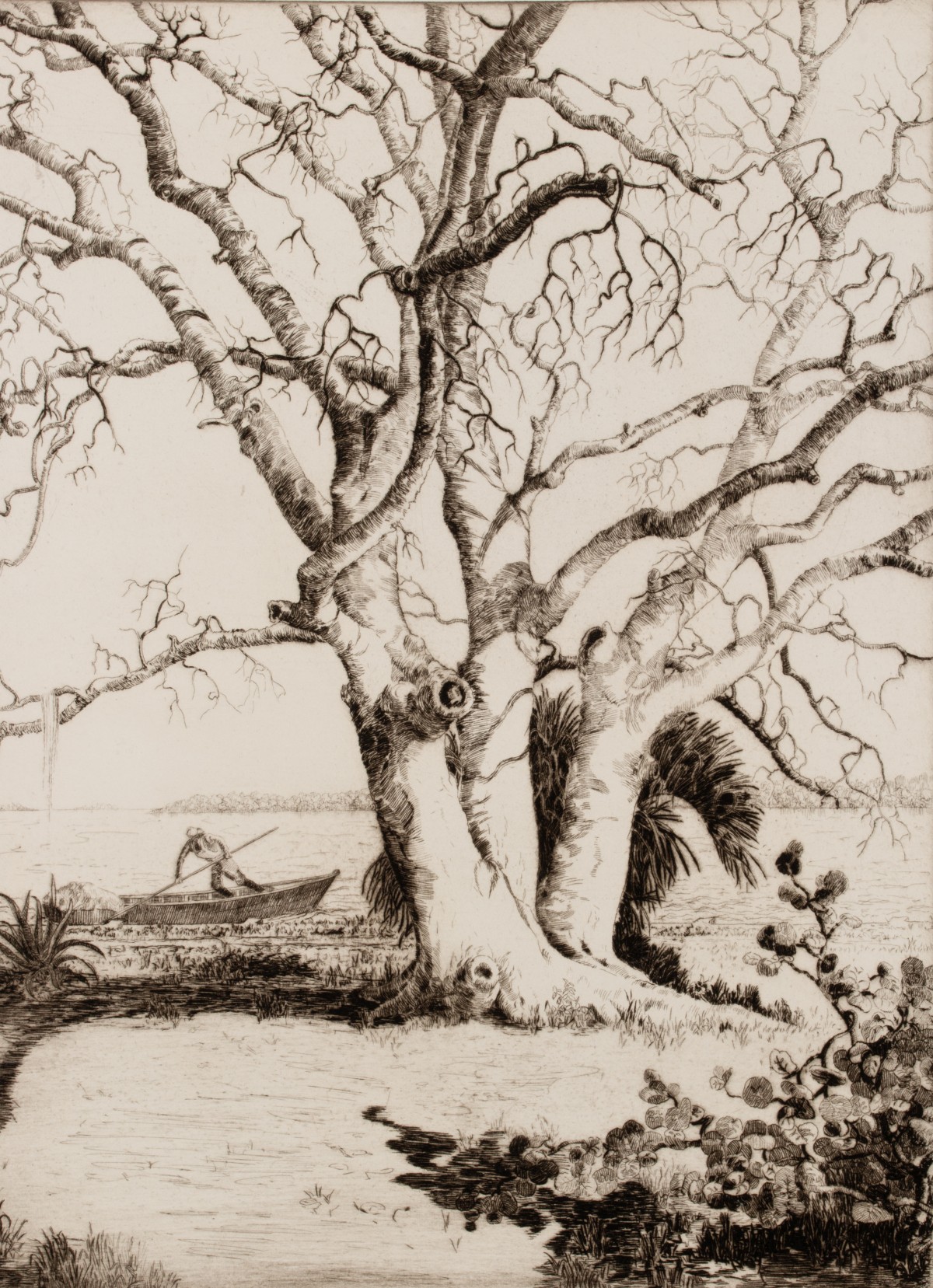 W.R. LOCKE (1883-1949) PENCIL SIGNED AAA ETCHINGS (5)