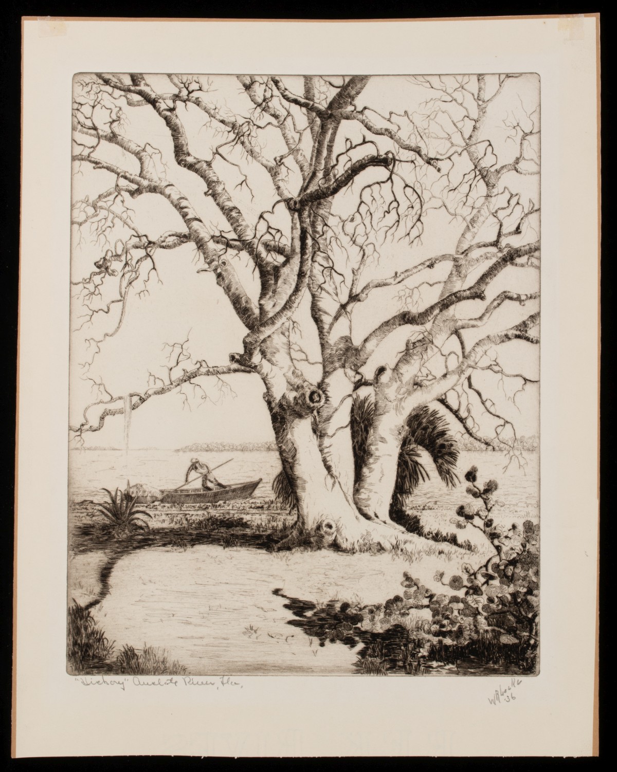 W.R. LOCKE (1883-1949) PENCIL SIGNED AAA ETCHINGS (5)