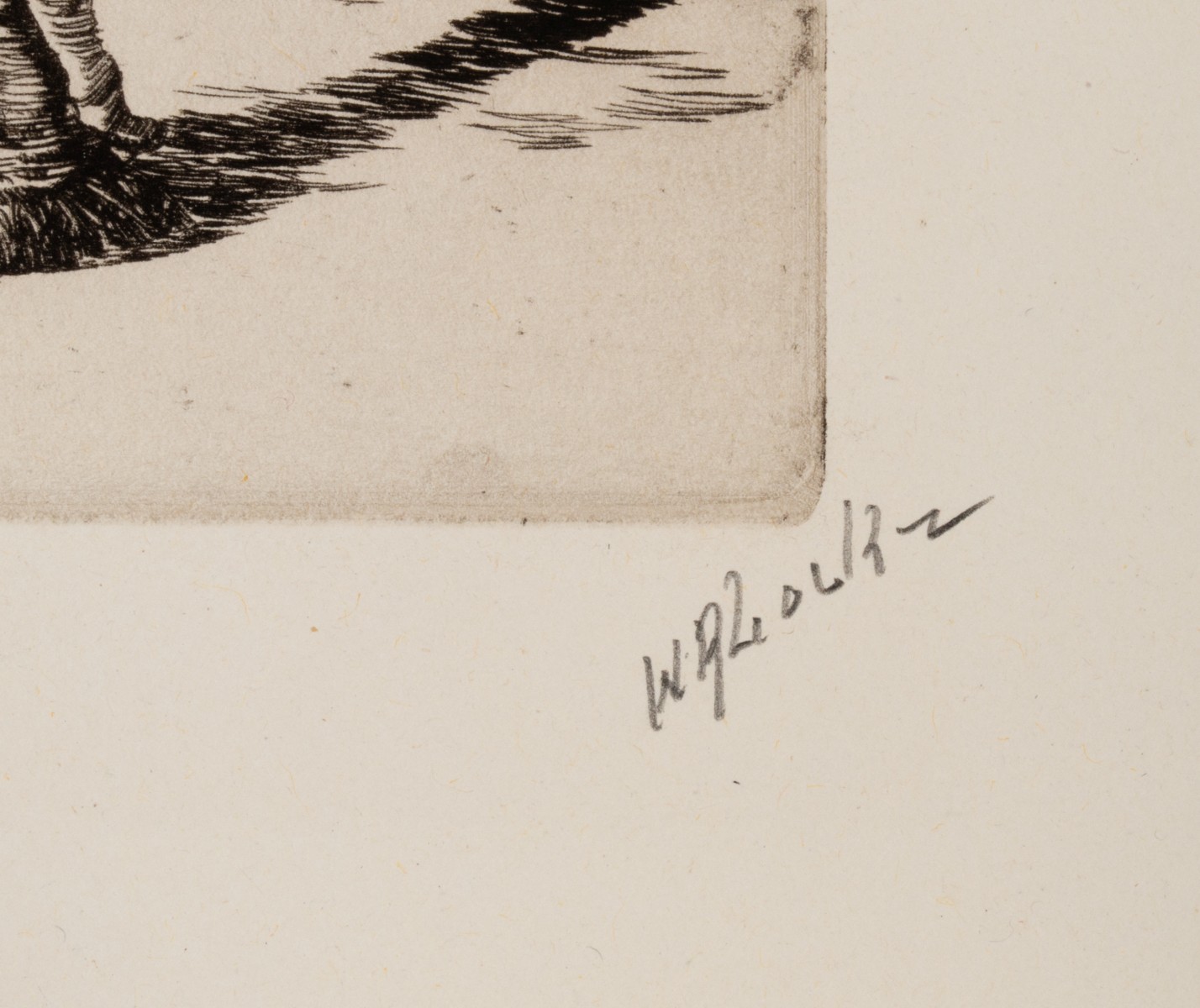 W.R. LOCKE (1883-1949) PENCIL SIGNED AAA ETCHINGS (5)