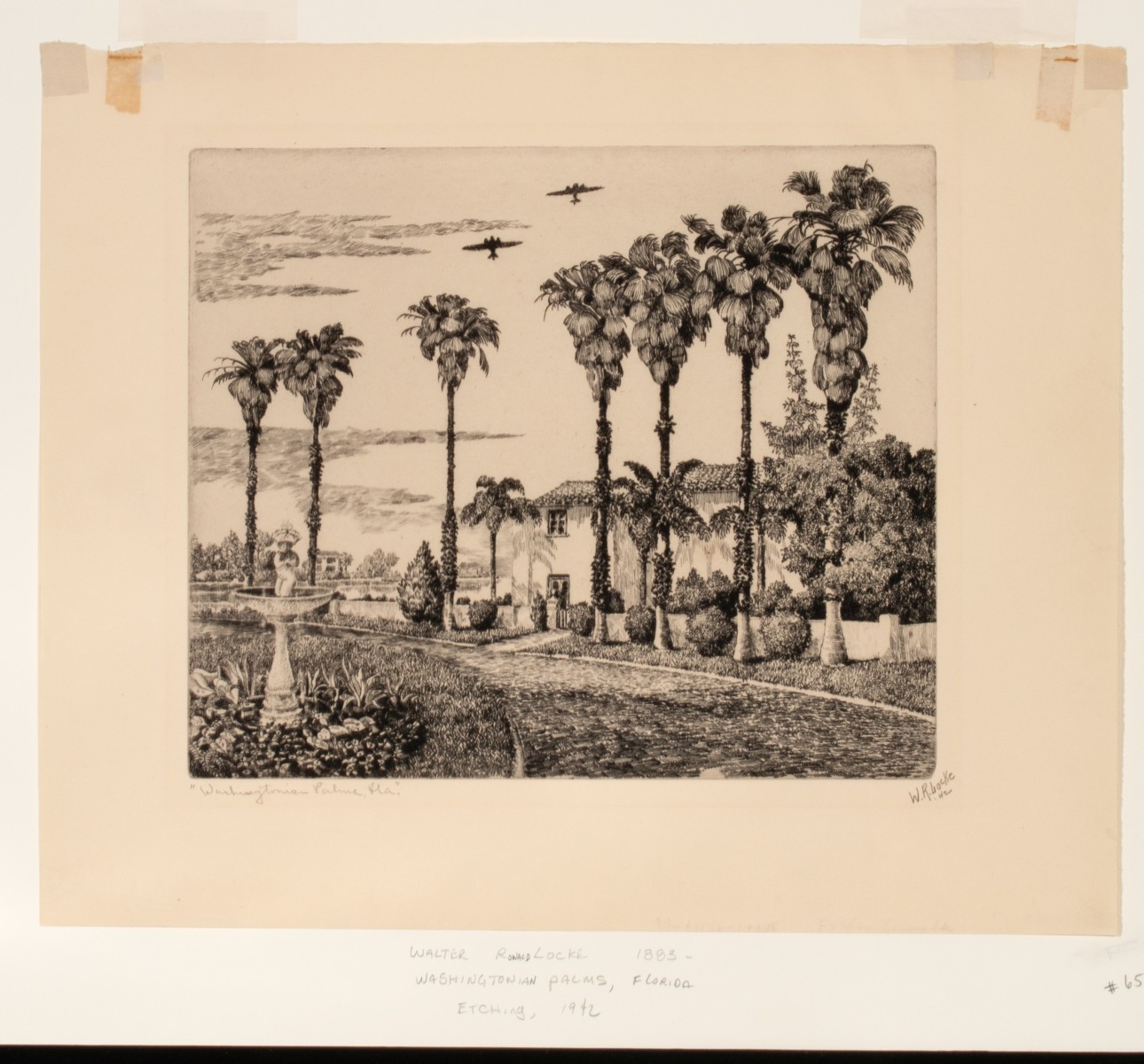 W.R. LOCKE (1883-1949) PENCIL SIGNED AAA ETCHINGS (5)