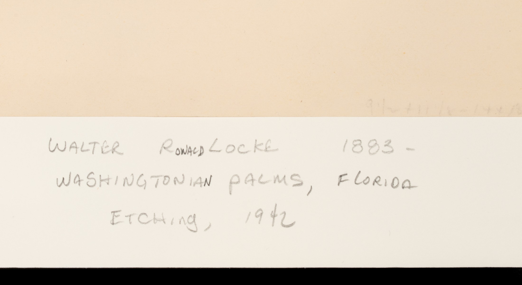 W.R. LOCKE (1883-1949) PENCIL SIGNED AAA ETCHINGS (5)