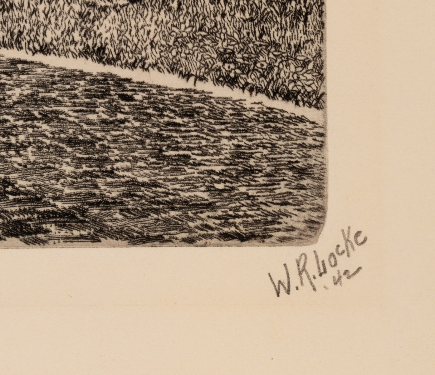 W.R. LOCKE (1883-1949) PENCIL SIGNED AAA ETCHINGS (5)