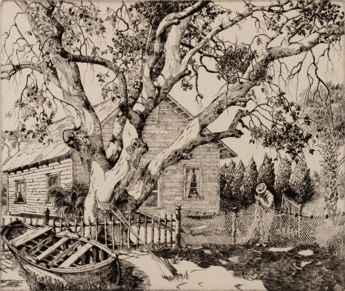 W.R. LOCKE (1883-1949) PENCIL SIGNED AAA ETCHINGS (5)