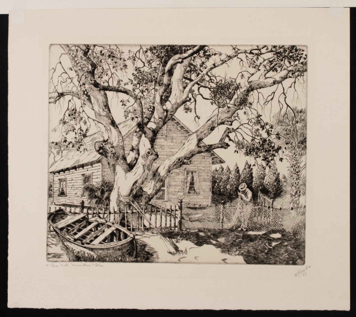 W.R. LOCKE (1883-1949) PENCIL SIGNED AAA ETCHINGS (5)