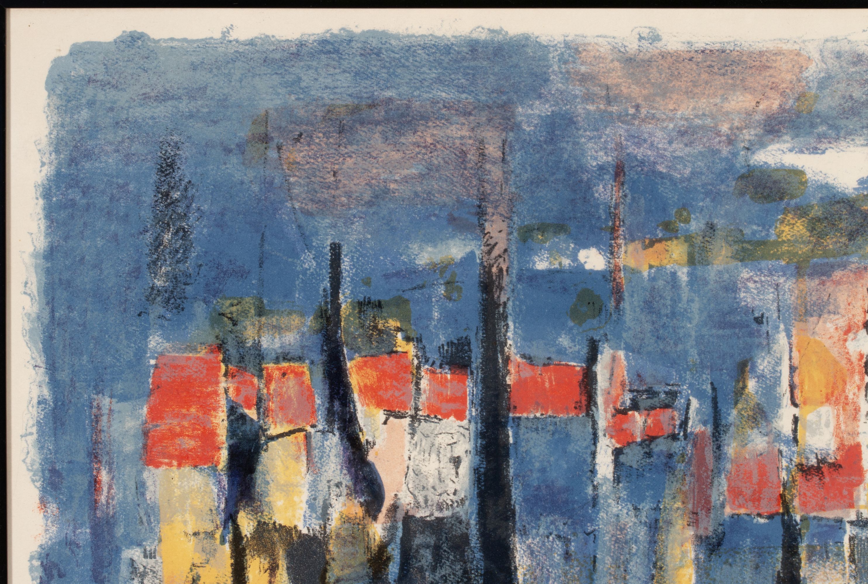 JACQUES YANKEL (1920-2020) PENCIL SIGNED LITHOGRAPH
