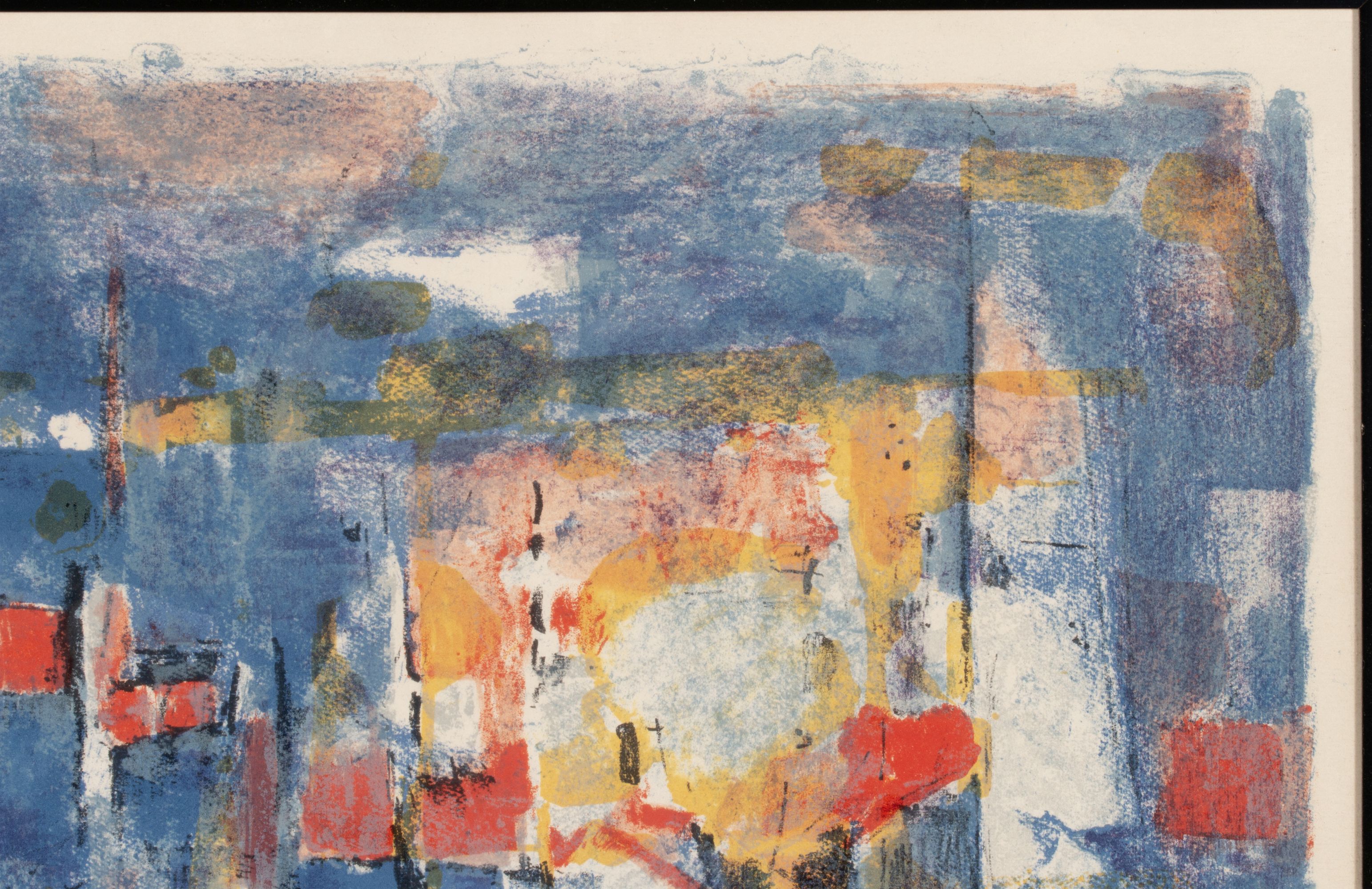 JACQUES YANKEL (1920-2020) PENCIL SIGNED LITHOGRAPH