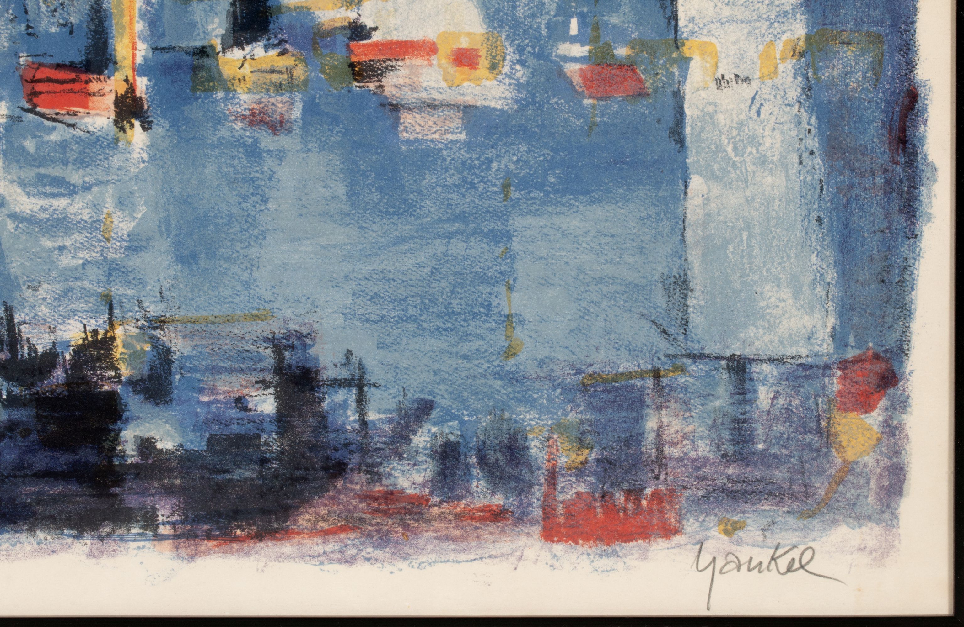 JACQUES YANKEL (1920-2020) PENCIL SIGNED LITHOGRAPH