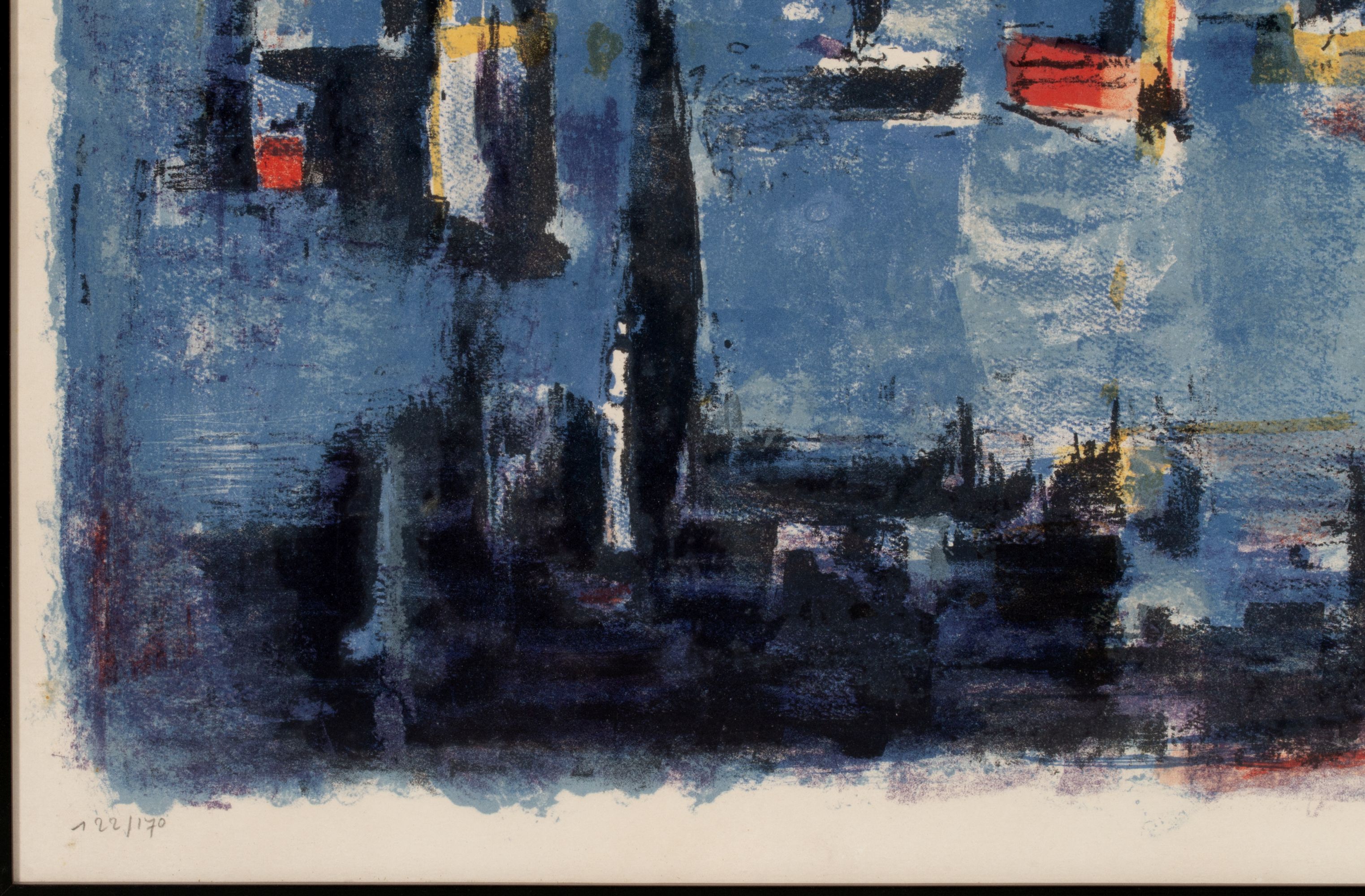 JACQUES YANKEL (1920-2020) PENCIL SIGNED LITHOGRAPH