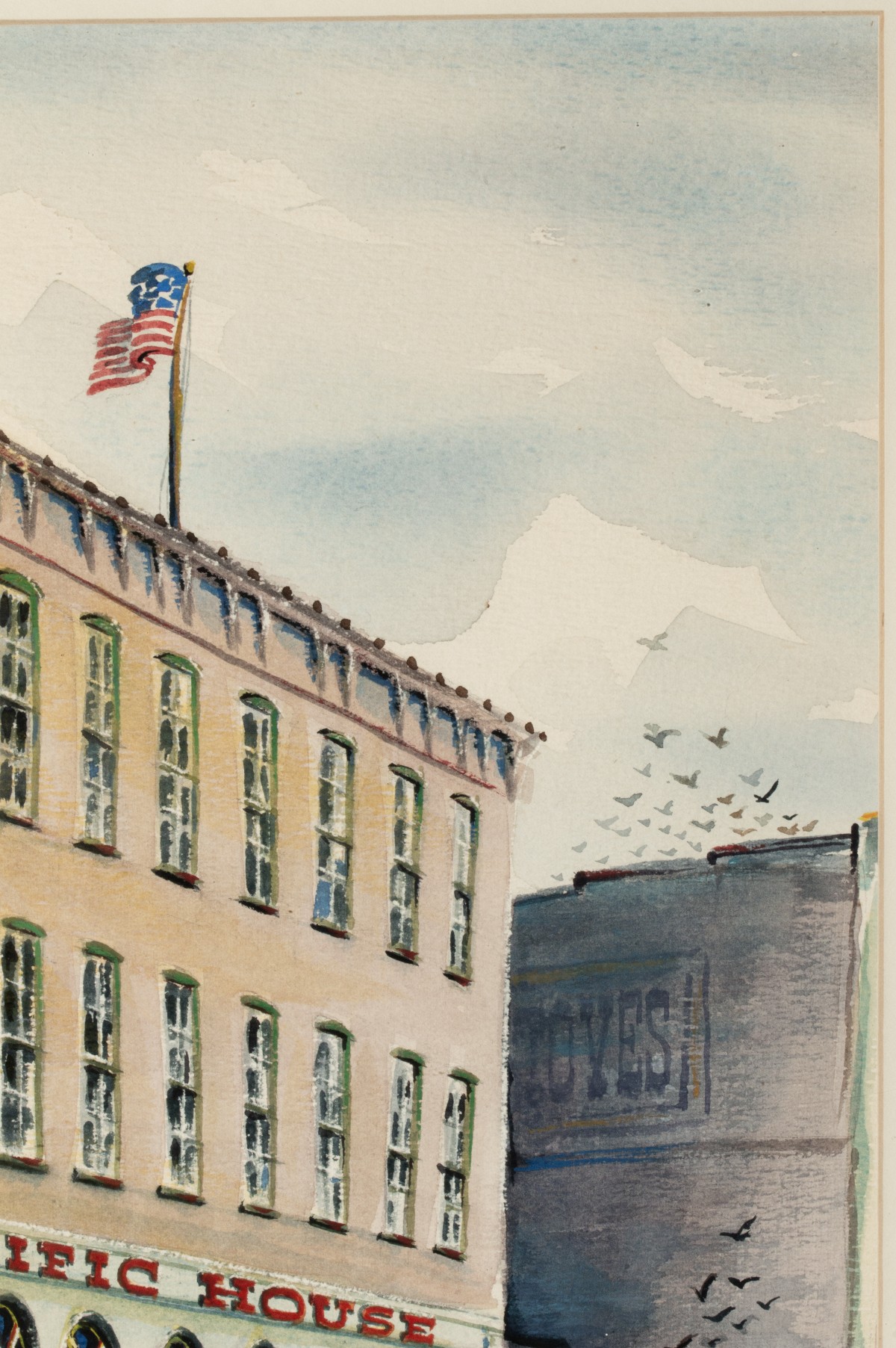 FRANK STEINMAN (1914-1986) WATERCOLOR