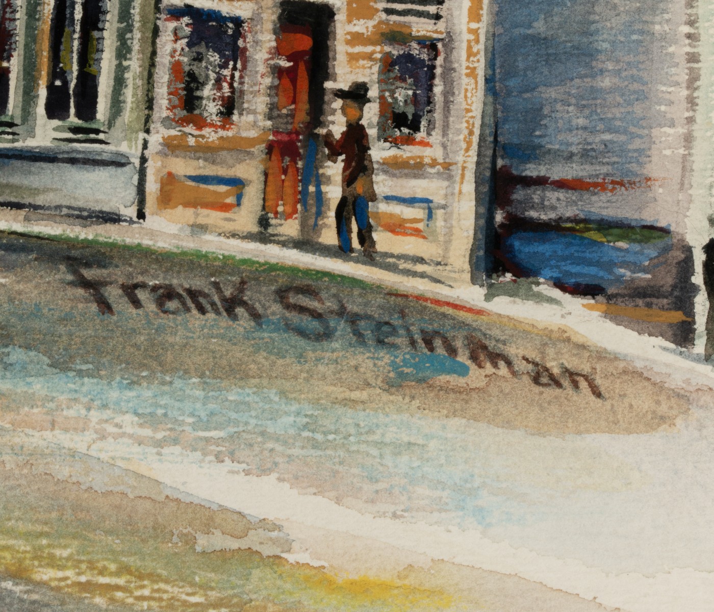 FRANK STEINMAN (1914-1986) WATERCOLOR