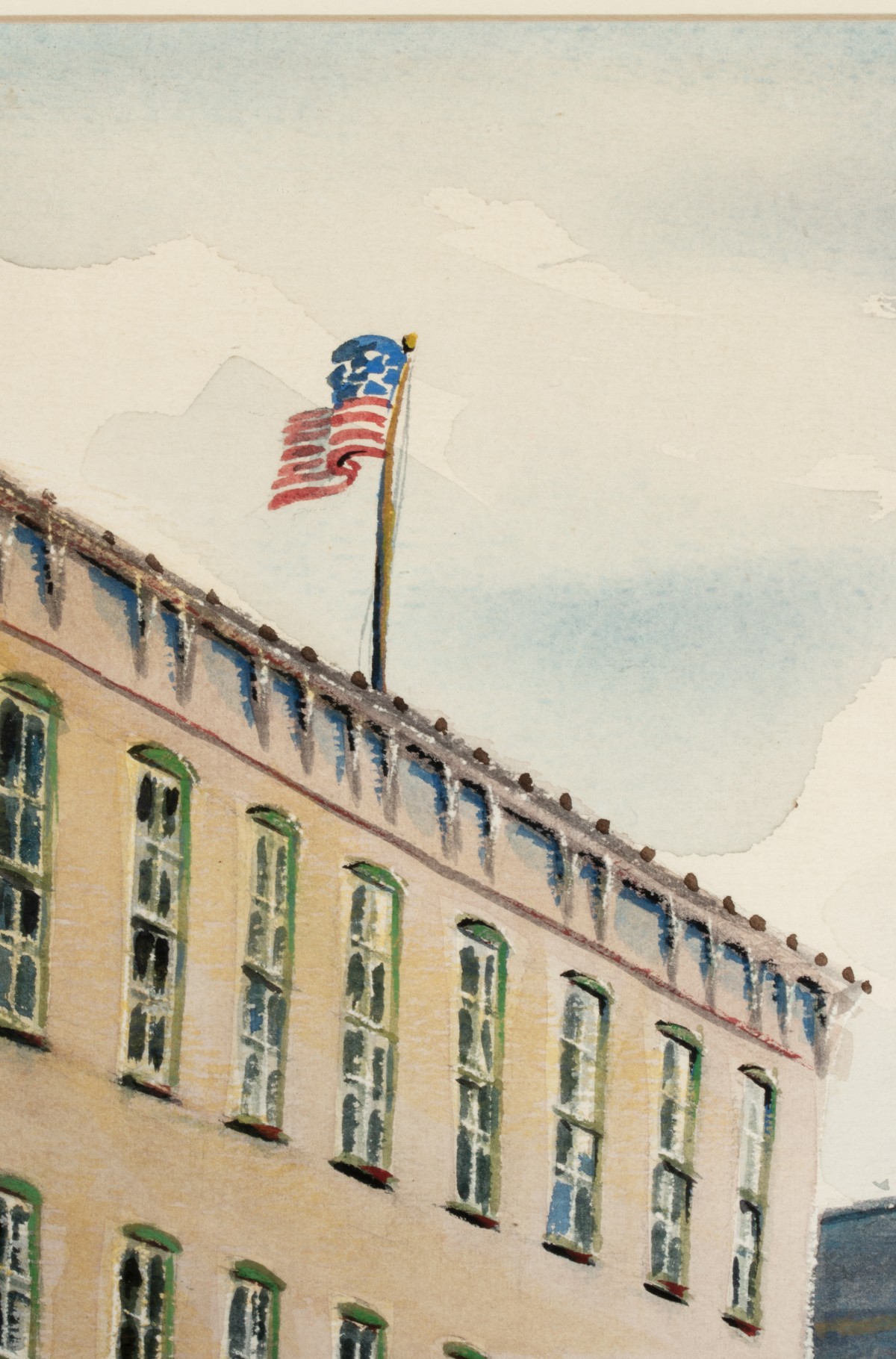 FRANK STEINMAN (1914-1986) WATERCOLOR