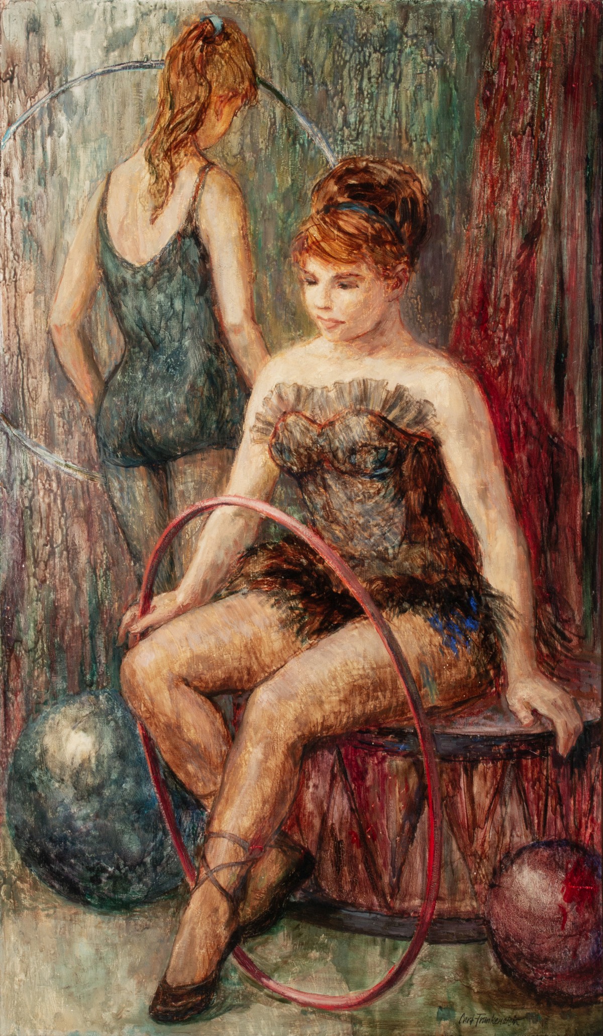 CURT FRANKENSTEIN (1920-2009) OIL ON MASONITE
