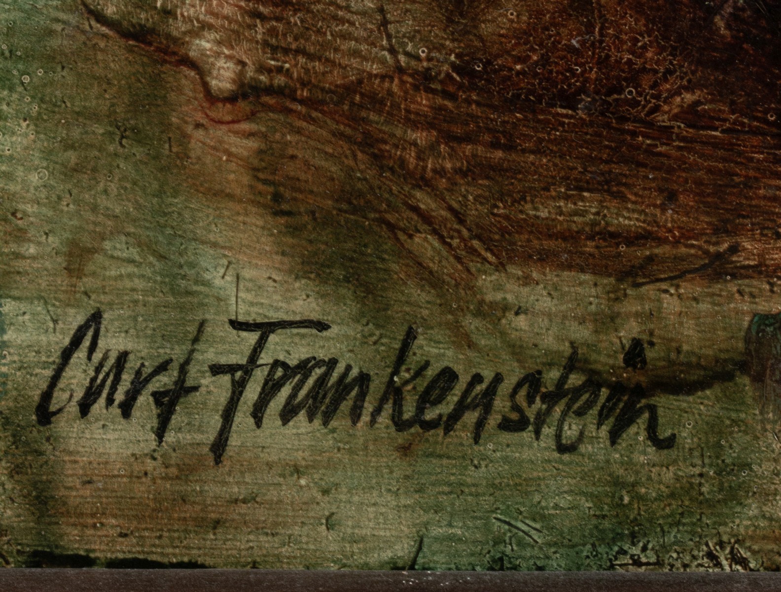 CURT FRANKENSTEIN (1920-2009) OIL ON MASONITE