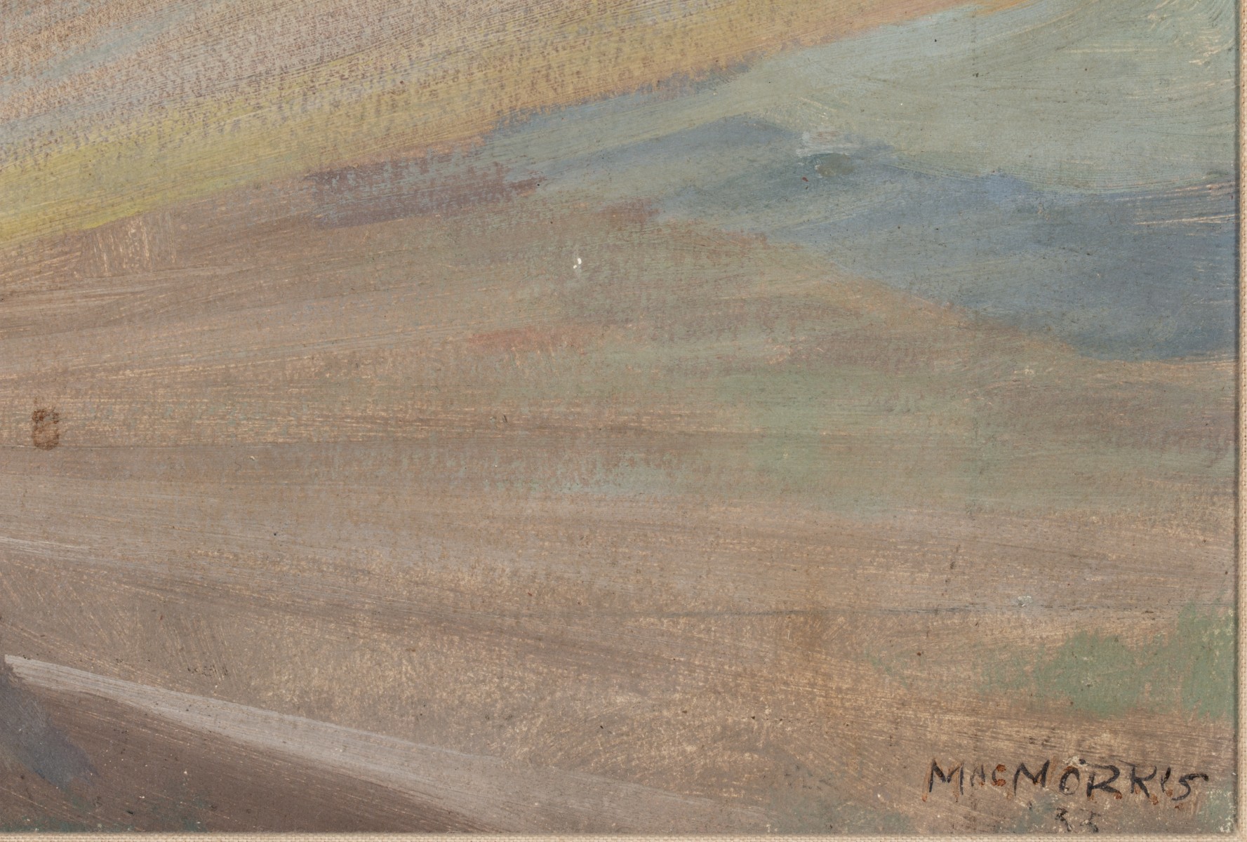 DANIEL MacMORRIS (1893-1981) OIL ON ARTIST'S BOARD