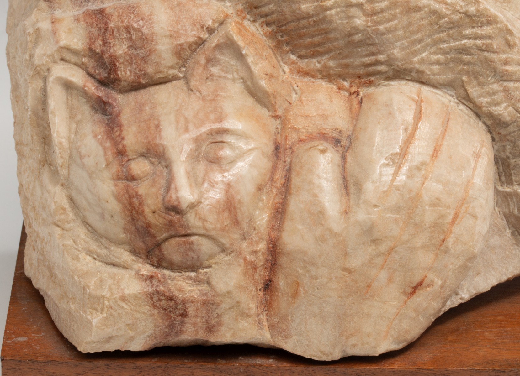 ADOLPH KLUGMAN ( 1924-2011) CARVED STONE SCULPTURE