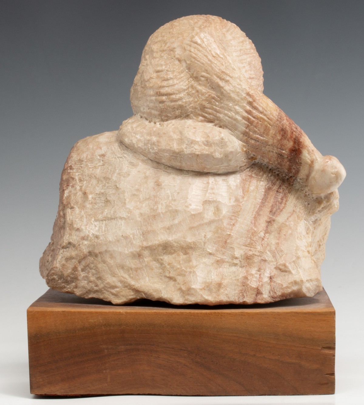 ADOLPH KLUGMAN ( 1924-2011) CARVED STONE SCULPTURE