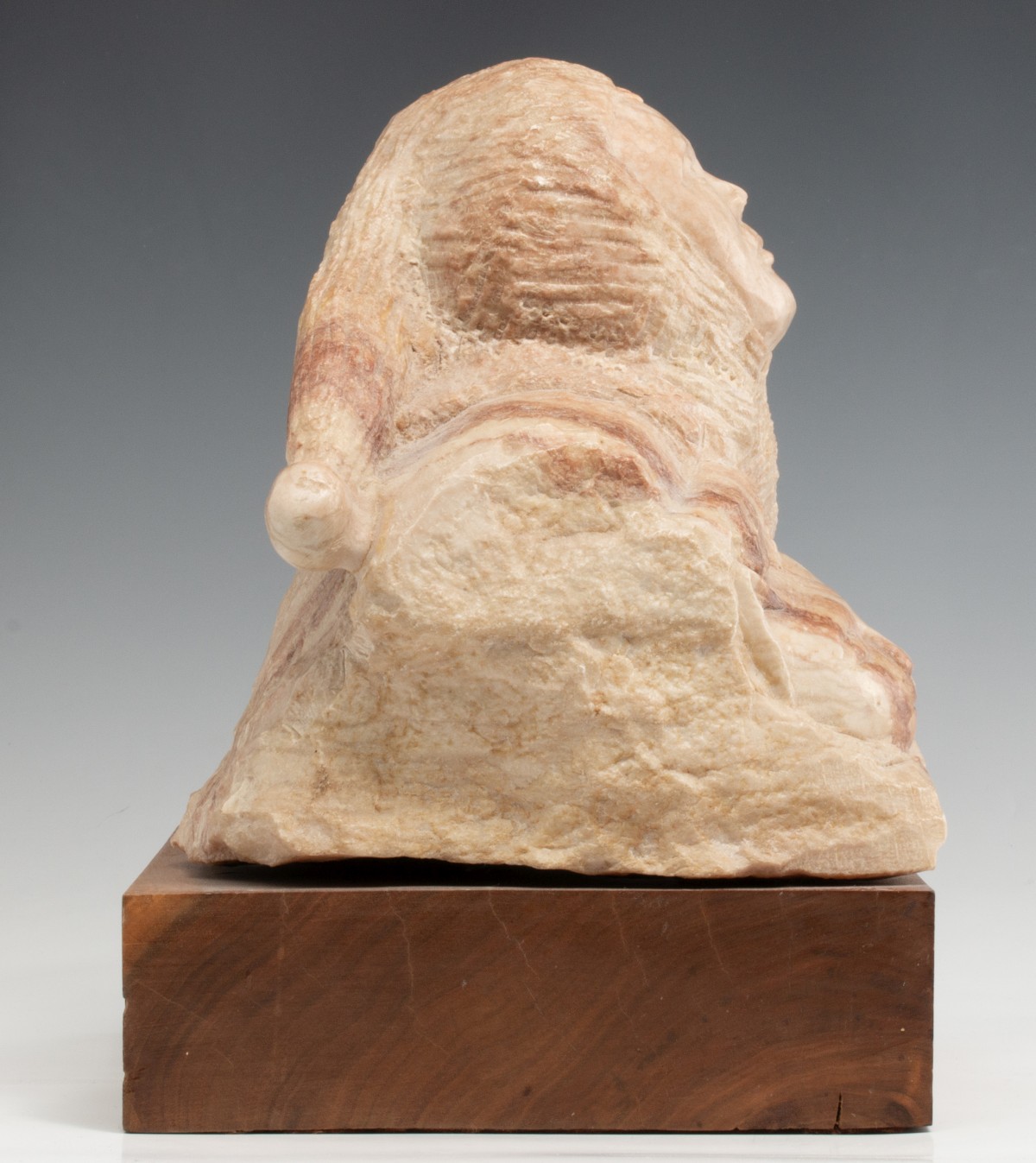 ADOLPH KLUGMAN ( 1924-2011) CARVED STONE SCULPTURE