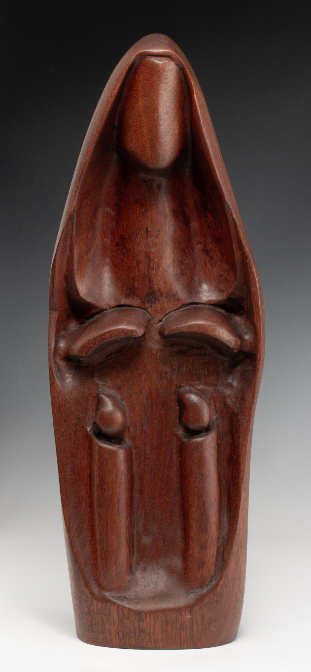 ADOLPH KLUGMAN ( 1924-2011) CARVED WOOD SCULPTURE