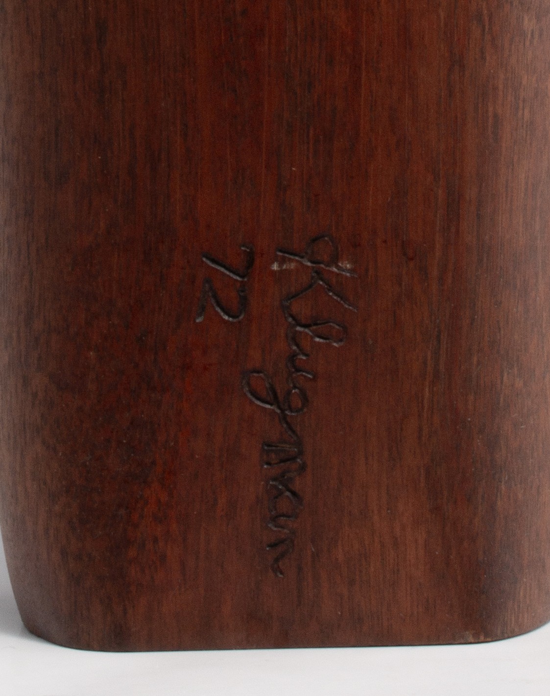 ADOLPH KLUGMAN ( 1924-2011) CARVED WOOD SCULPTURE