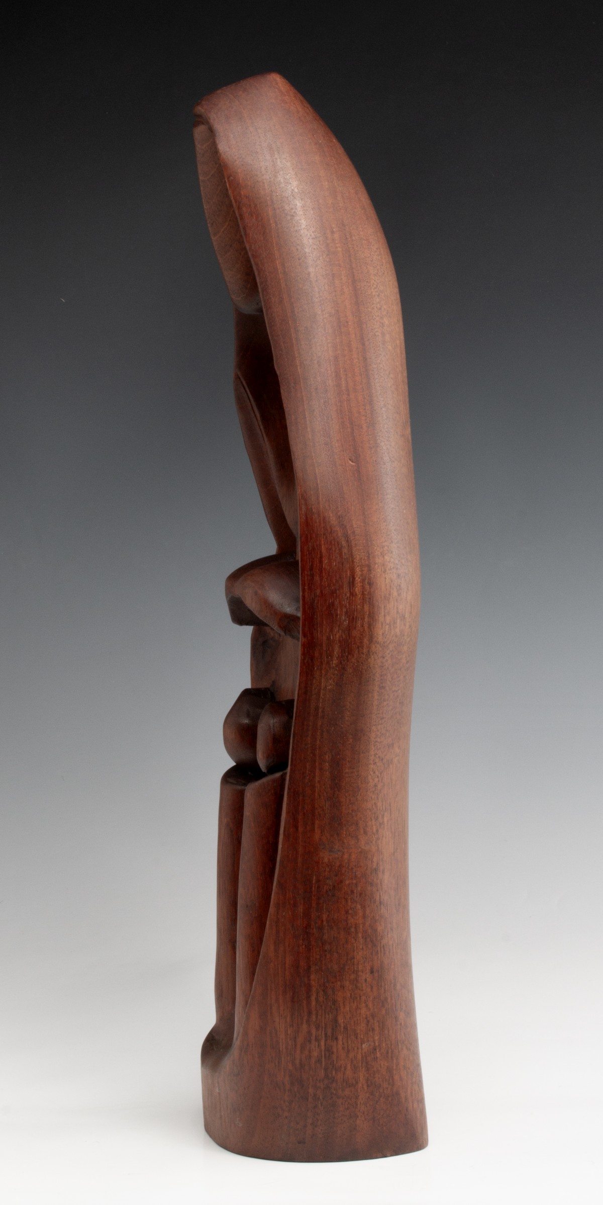 ADOLPH KLUGMAN ( 1924-2011) CARVED WOOD SCULPTURE