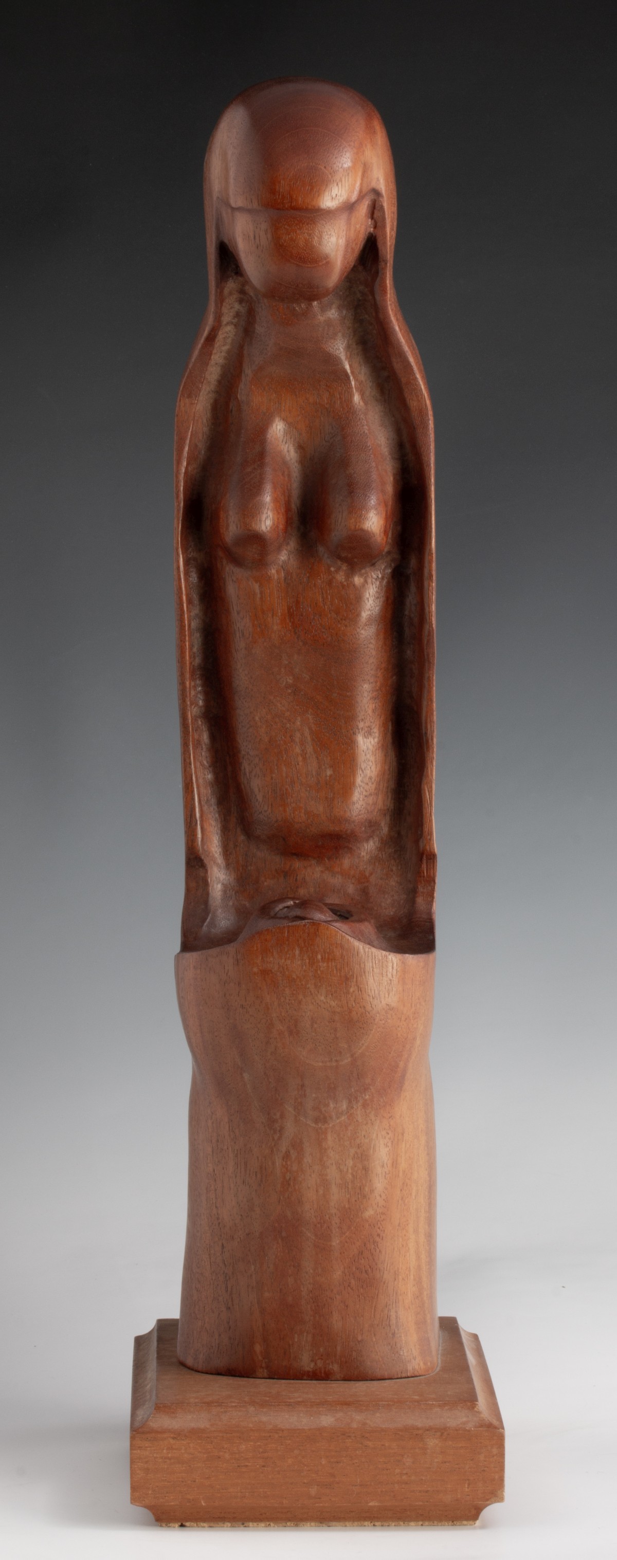 ADOLPH KLUGMAN ( 1924-2011) CARVED WOOD SCULPTURE