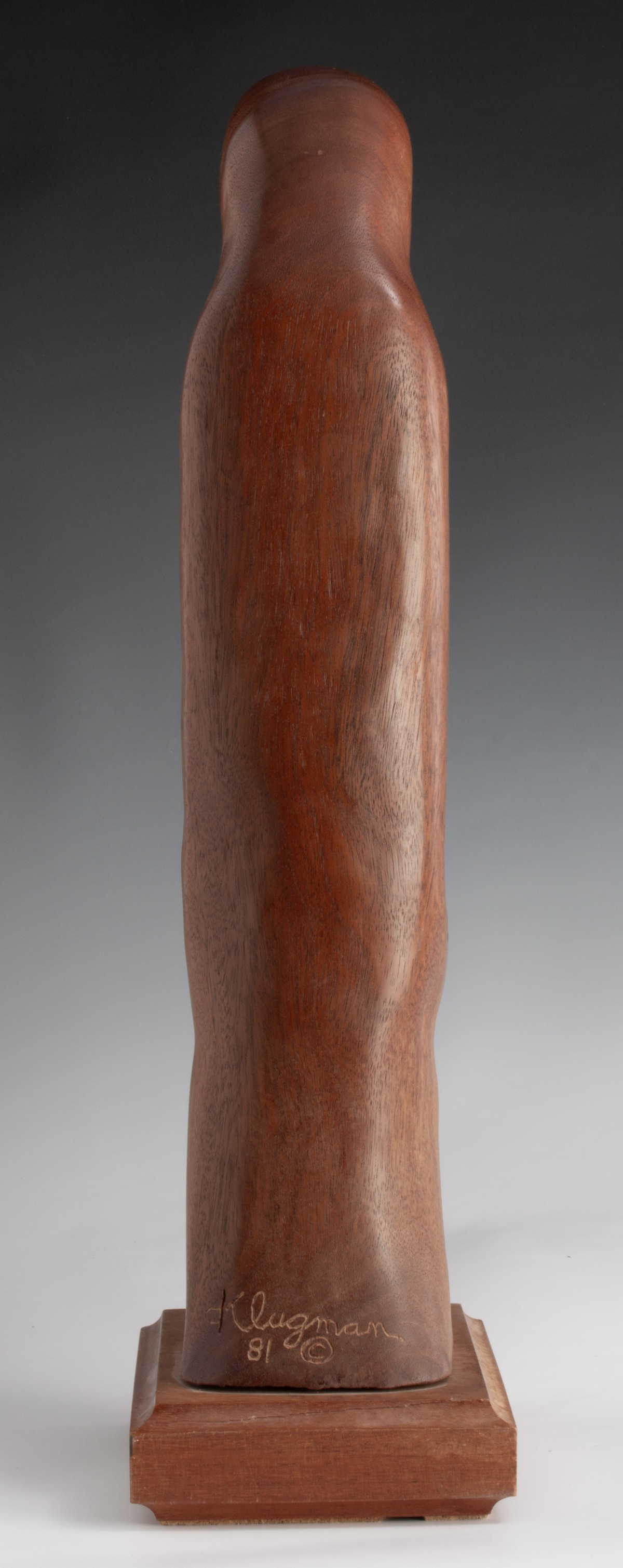 ADOLPH KLUGMAN ( 1924-2011) CARVED WOOD SCULPTURE